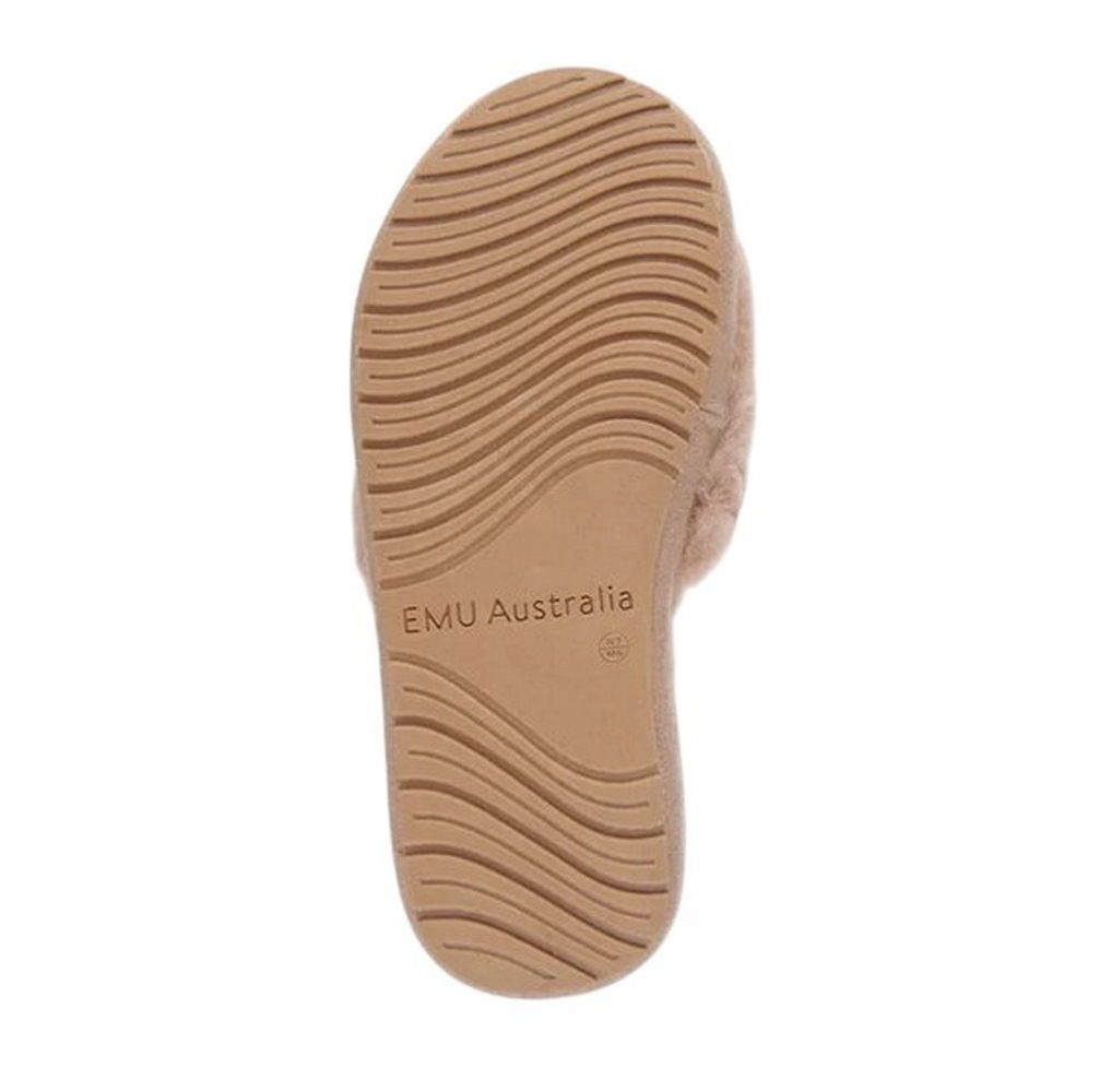 Emu Australia Slipper Mckay (100% Schaffell) camelbraun Damen Hausschuh – Bild 2 von 3