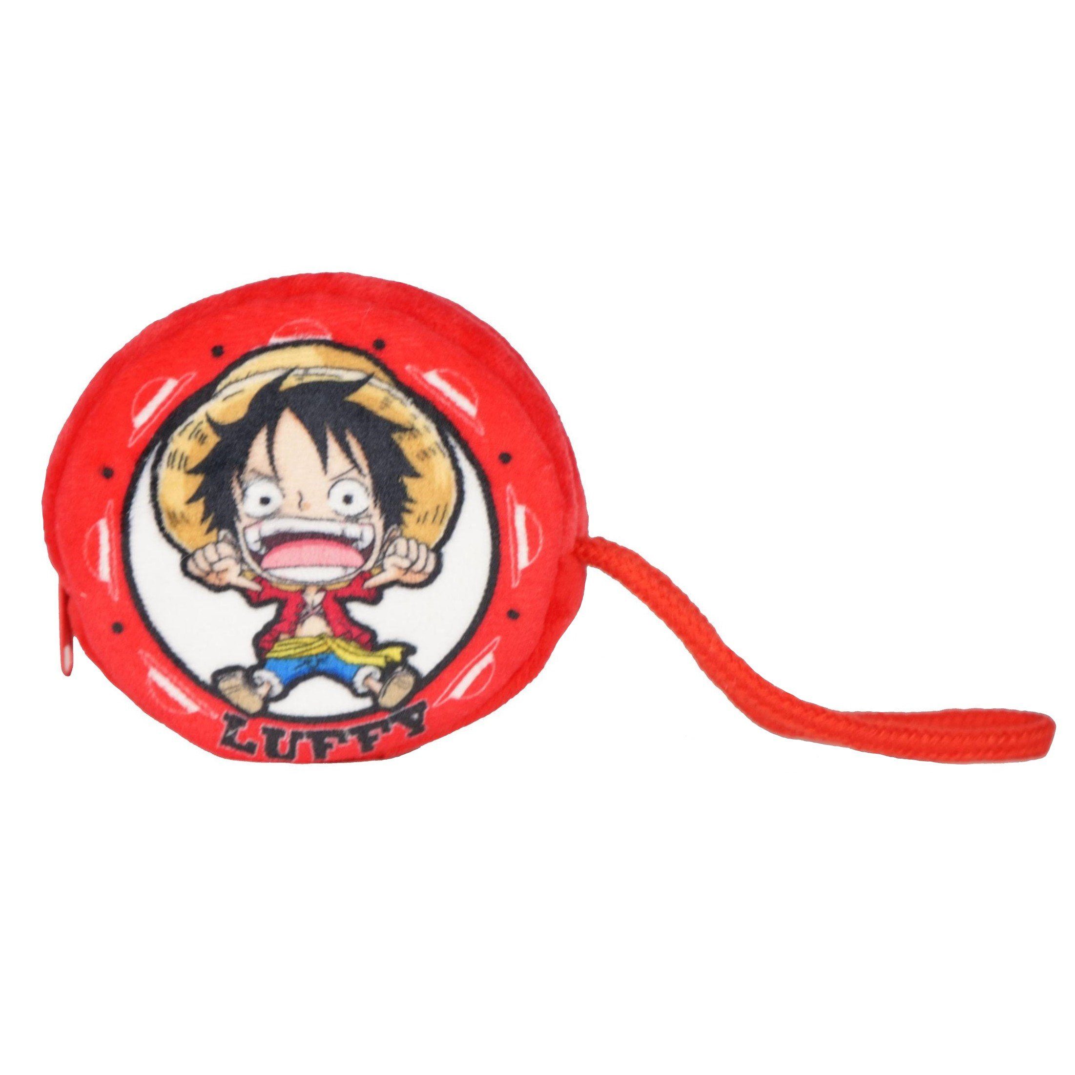 Sakami Merchandise Geldbörse One Piece Monkey D. Ruffy Geldbeutel Portemonnaie Tasche 10 x 10 cm