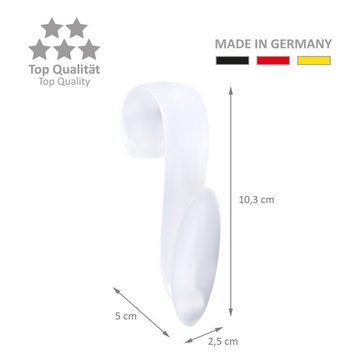 Wellgro Kleiderhaken 6x Rundheizkörperhaken - Top Qualität MADE IN GERMANY