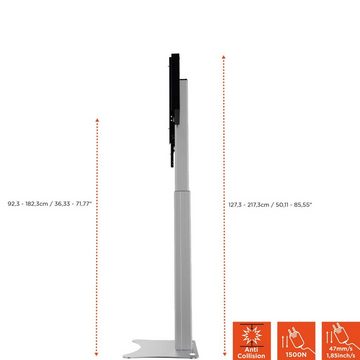 Celexon Expert Display-Ständer Adjust-4286PS - 90cm Hub TV-Wandhalterung, (bis 86 Zoll, elektrisch höhenverstellbar, max VESA 800 x 600, schwarz/silber)