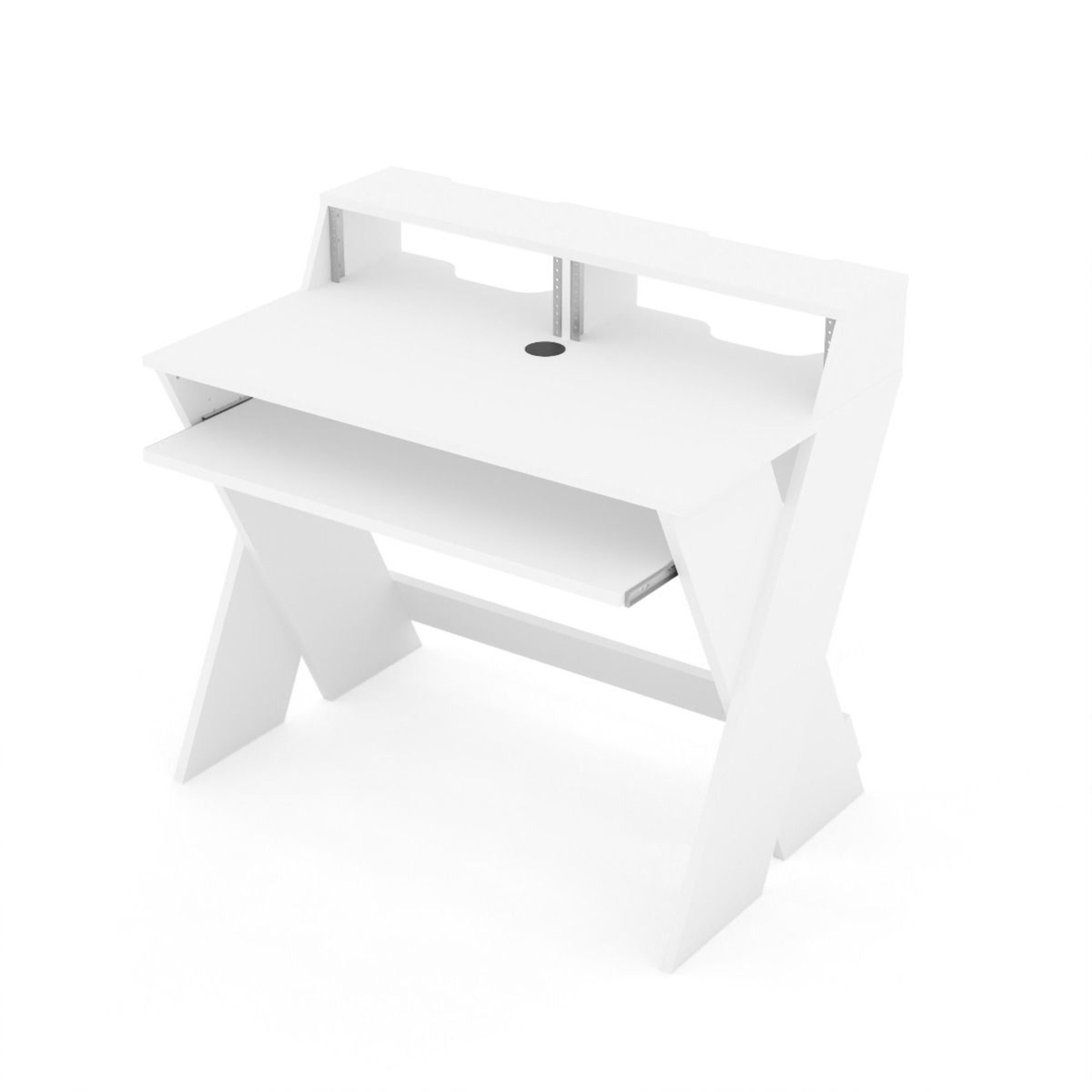 GLORIOUS Musikinstrumentenständer, (Studiomöbel, Studiotische), Sound Desk Compact Weiß - Studiotisch