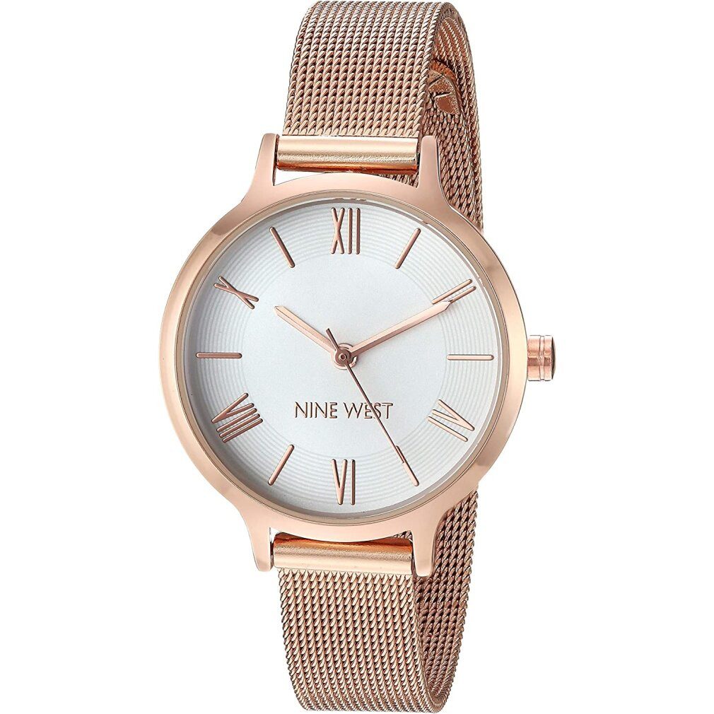 Nine West Luxusuhr Analogové hodinky NW/2228SVRG