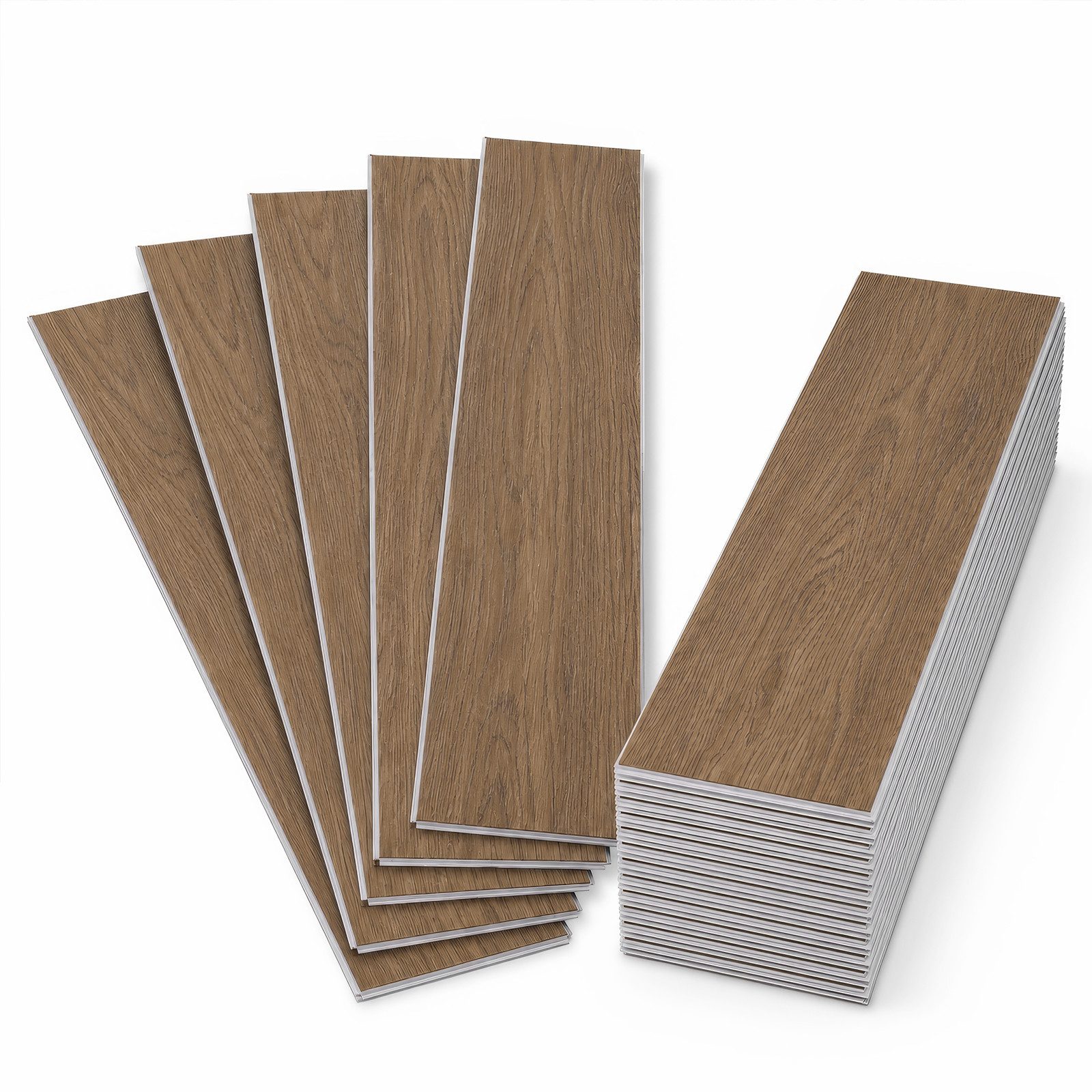 BlingBin Vinylboden SPC-Klickboden, Bodenbelag in Holzoptik, 18er Set, 18 tlg, 18 Dielen, 1,47 m², 4 mm, für Küche und Wohnraum, wasserbeständig