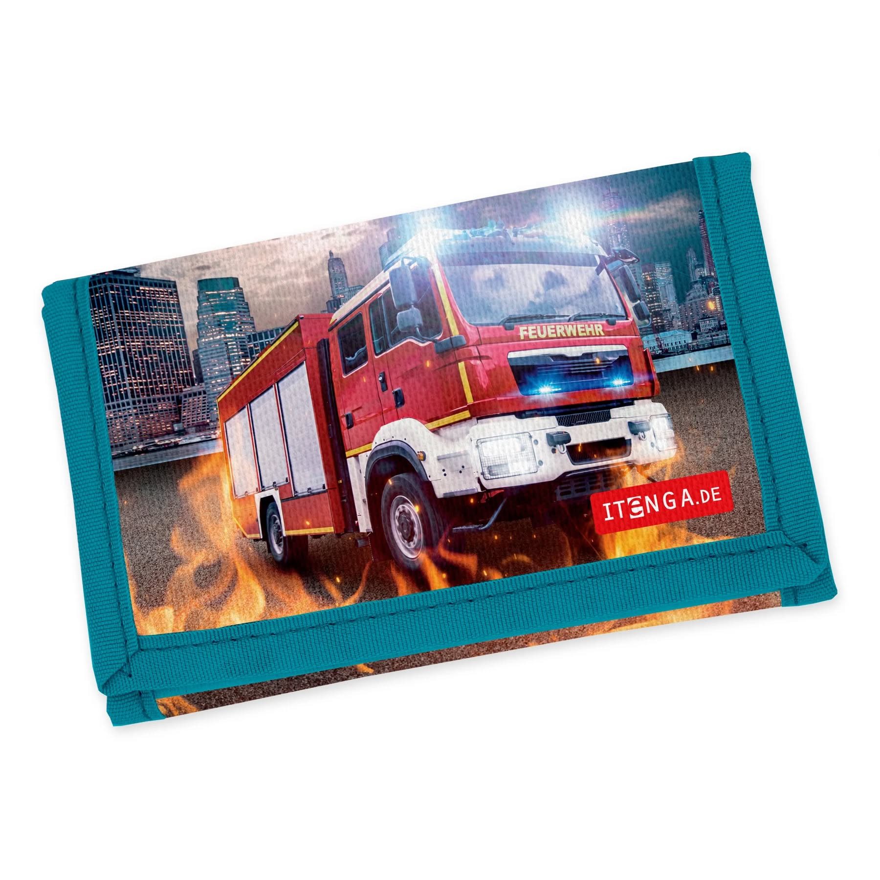itenga Brustbeutel itenga Brustbeutel - FEUERWEHR - Geld Beutel Börse Schlaufe Polyester