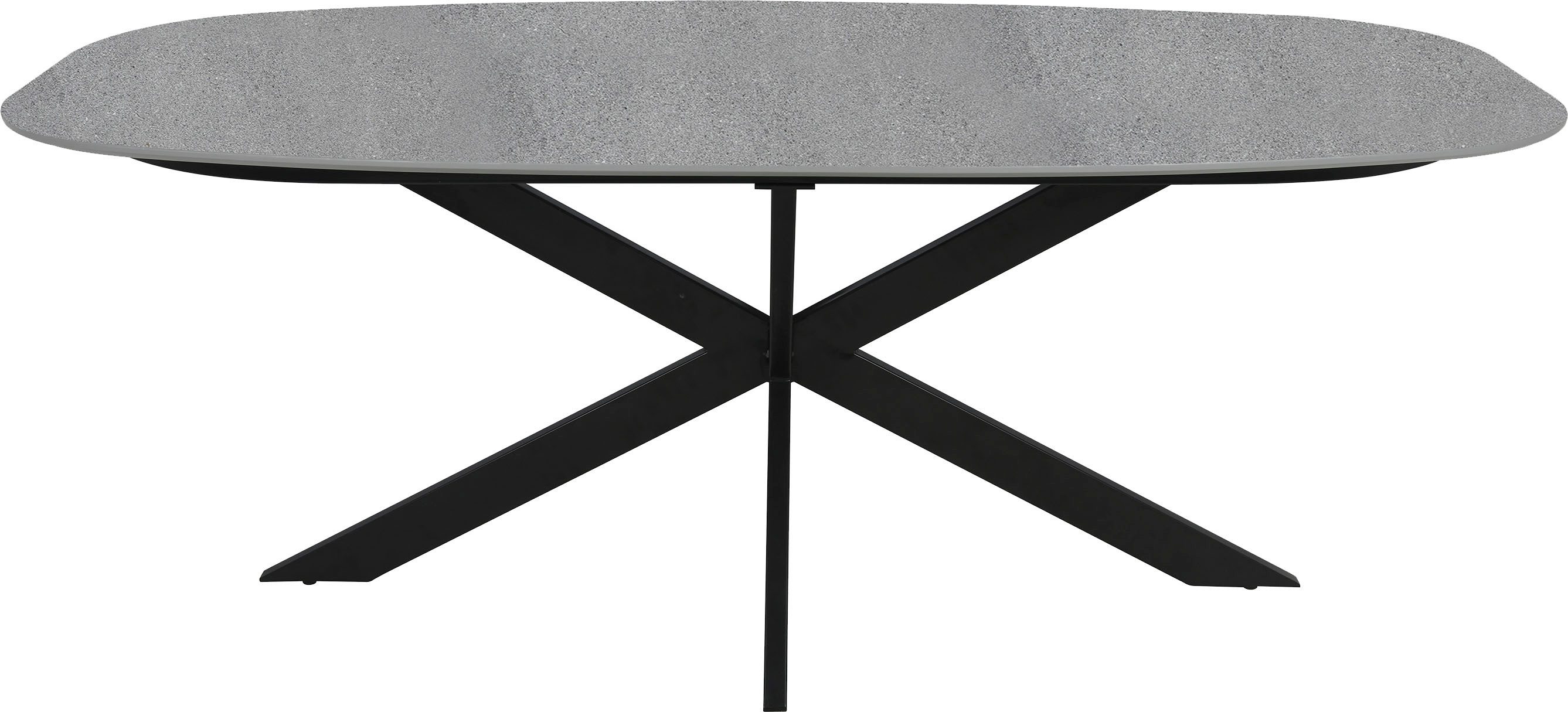 byLIVING Esstisch Oval, in Bootsform, Tischplatte günstig online kaufen