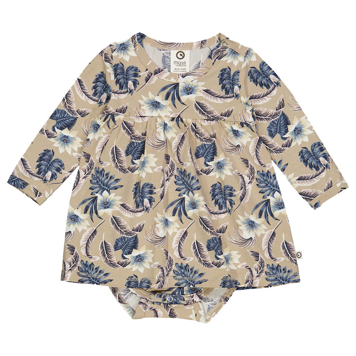 Müsli by GREEN COTTON Bodykleid 1582073900 Mädchen (1-tlg) Kleidbody, Body mit Rock, Bodysuit-Kleid, Bodykleidchen, Body-Dress