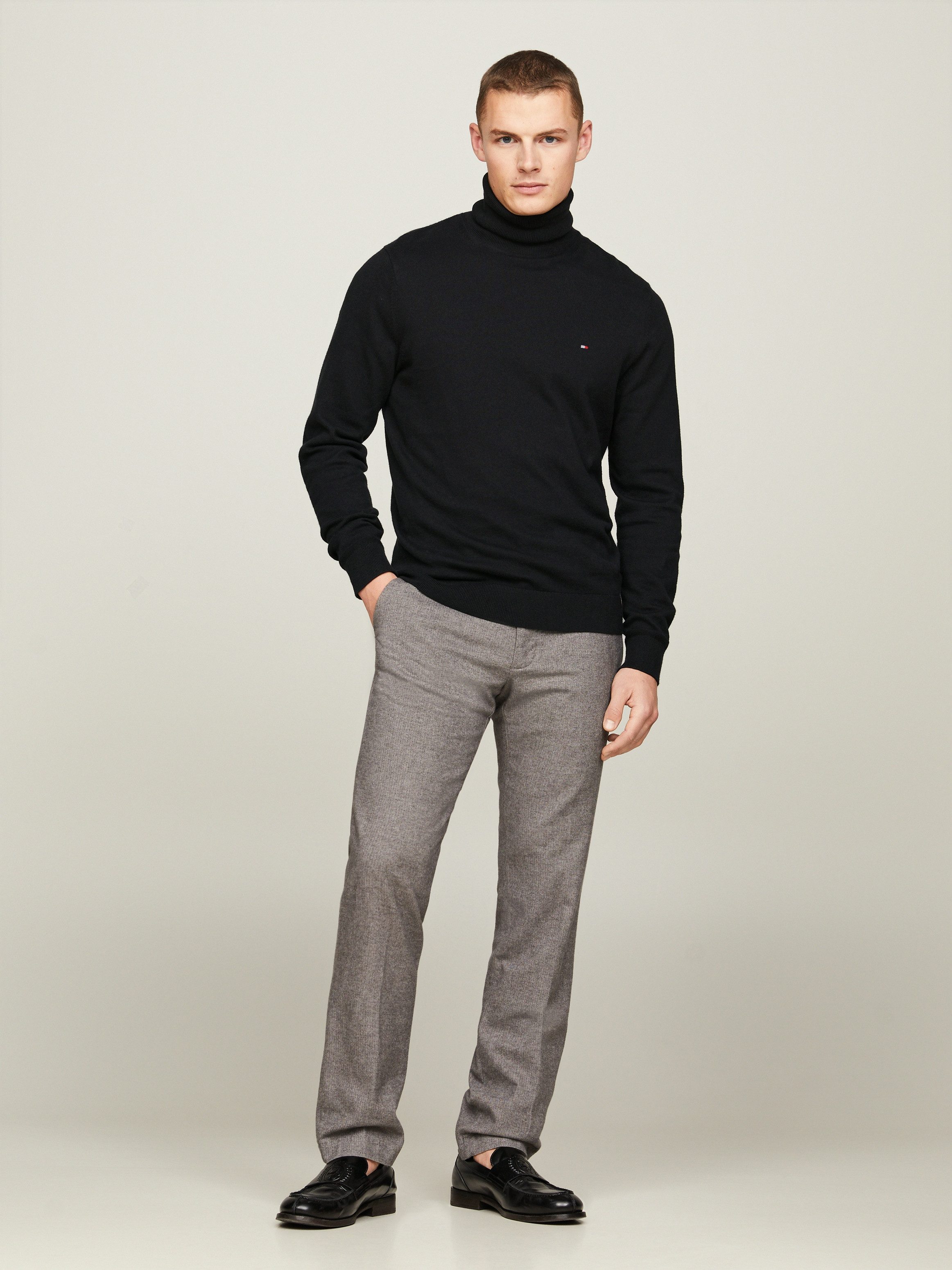 Tommy Hilfiger Rollkragenpullover PIMA ORG CTN CASHMERE ROLL NECK günstig online kaufen