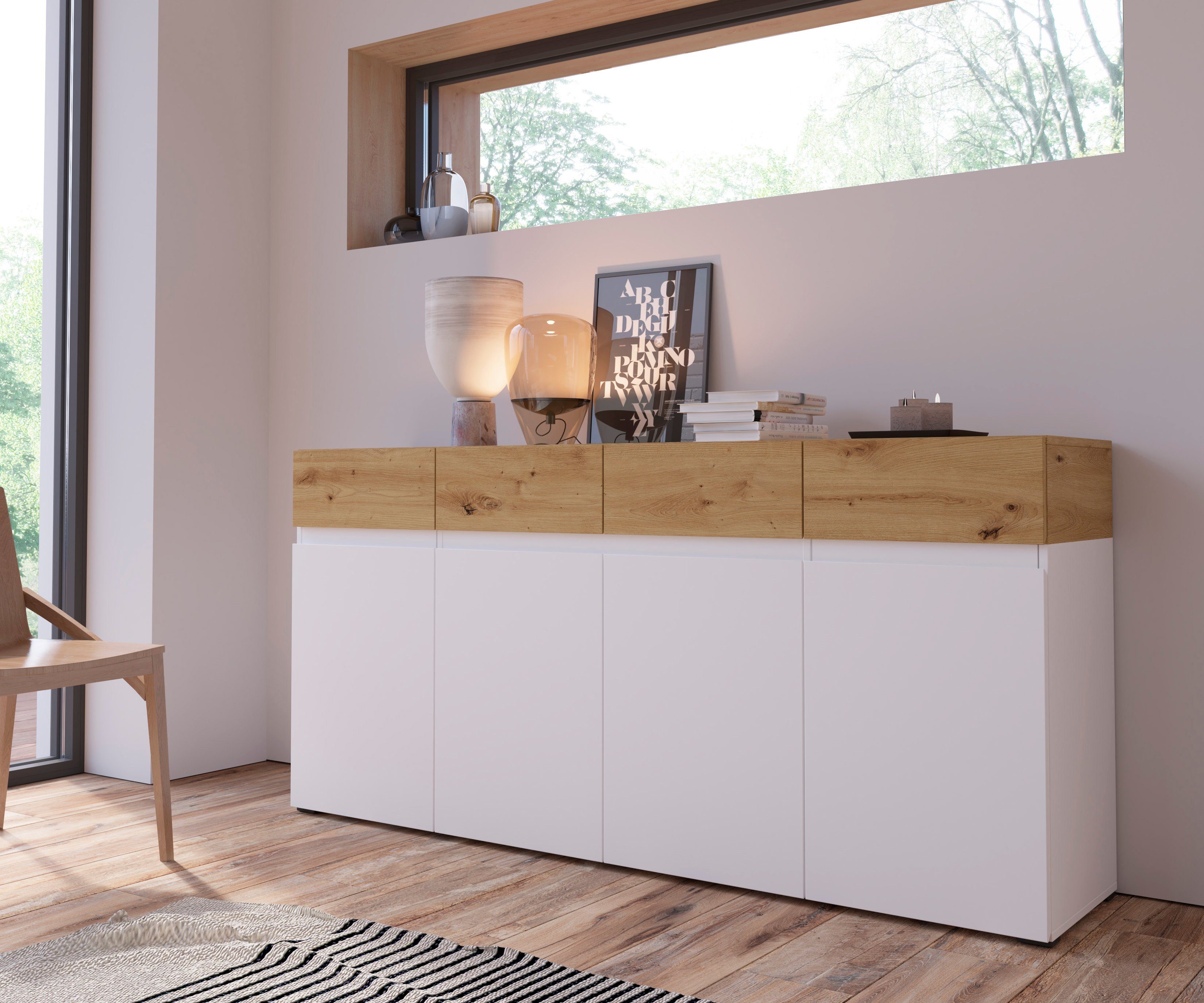 Home affaire Sideboard Rimini, Breite 180 cm