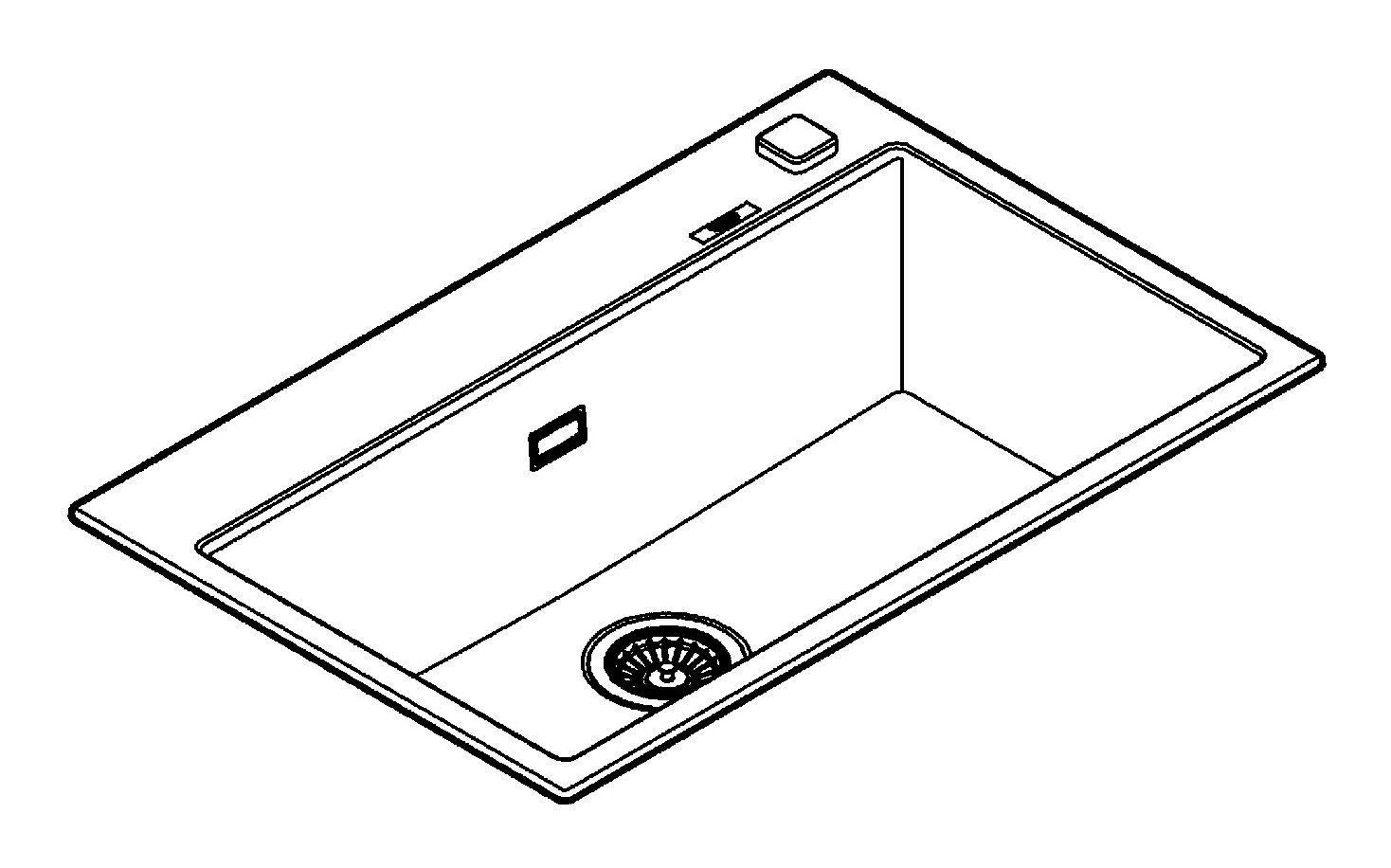 Grohe Küchenspüle K700, 51/78 cm, Einbauspüle 780 x 510 mm