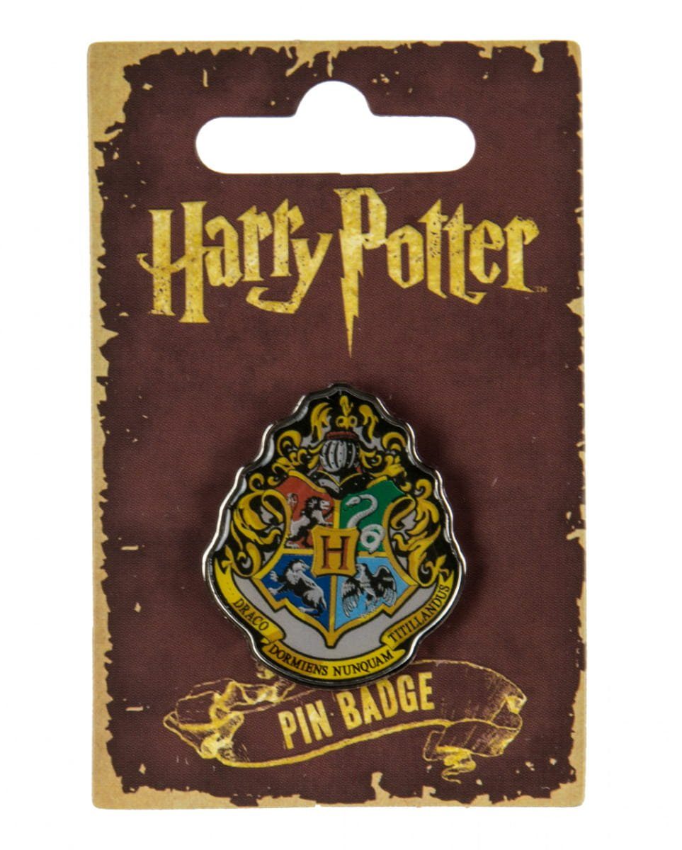 Horror-Shop Dekofigur Harry Potter Anstecker - Hogwarts als Kostümzubehö