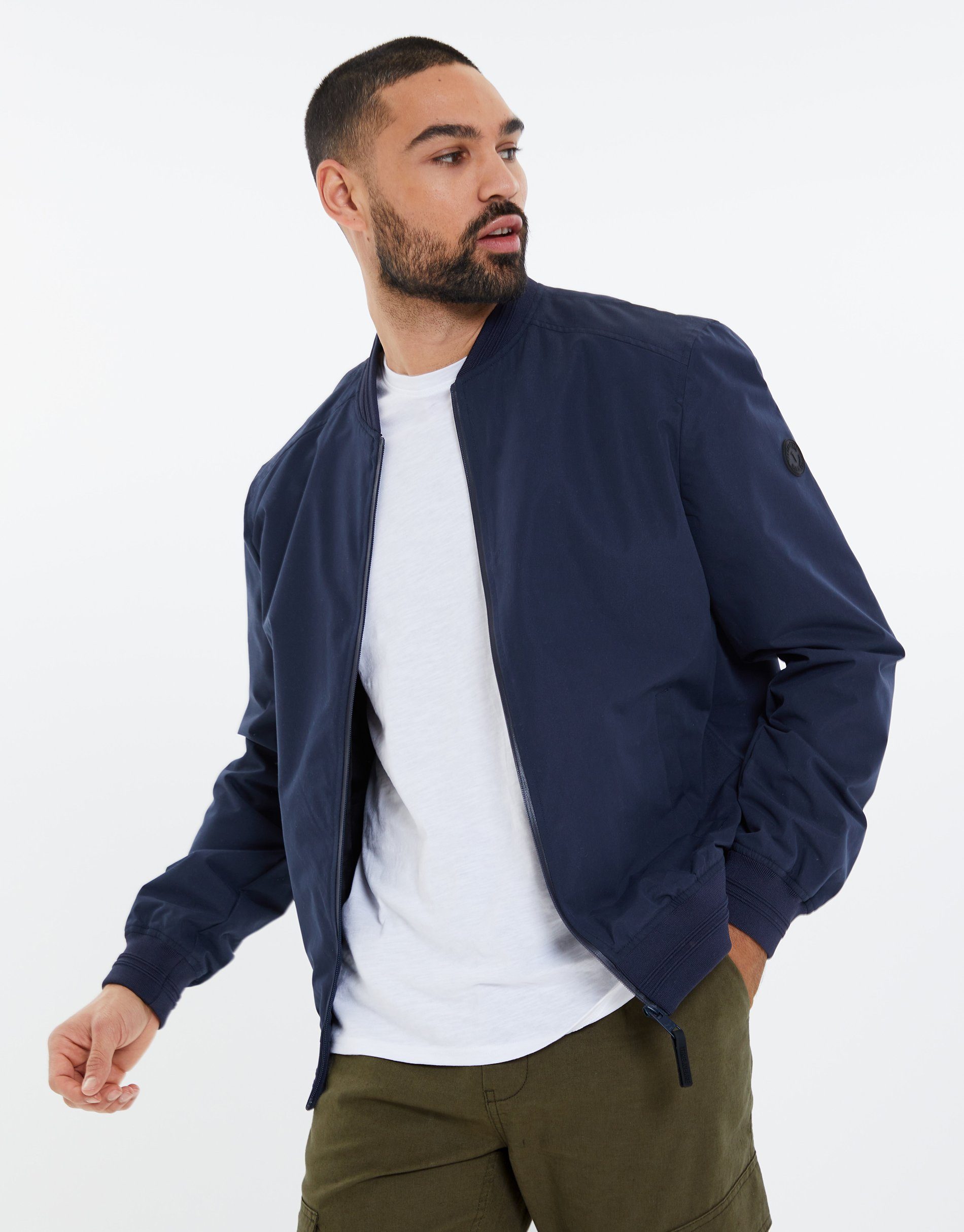 Threadbare Blouson THB Jacket Riot Navy