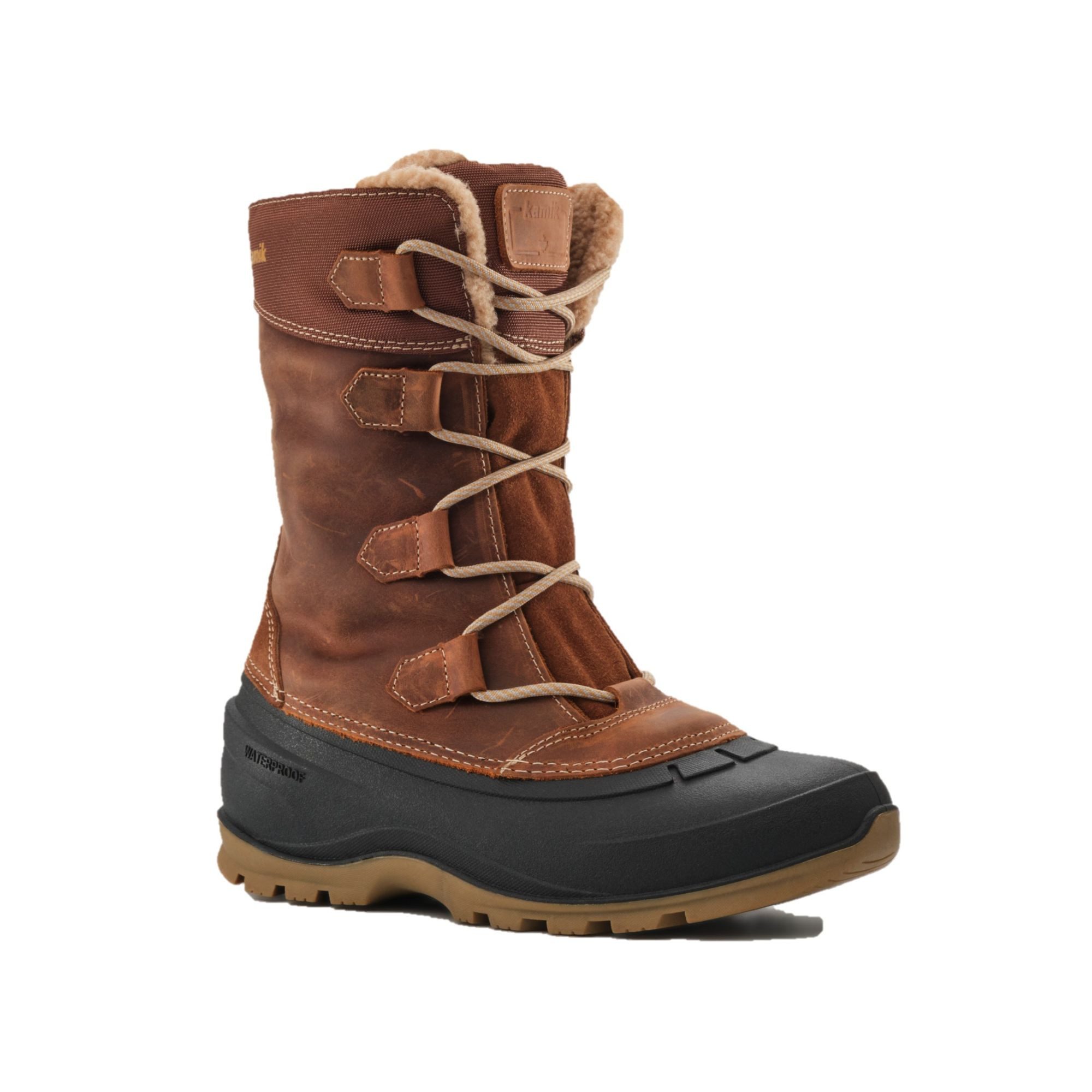 Kamik SNOWGEM2 Winterstiefel Wasserdichte Galosche: Versiegelte Nähte halten Wind und Wetter ab
