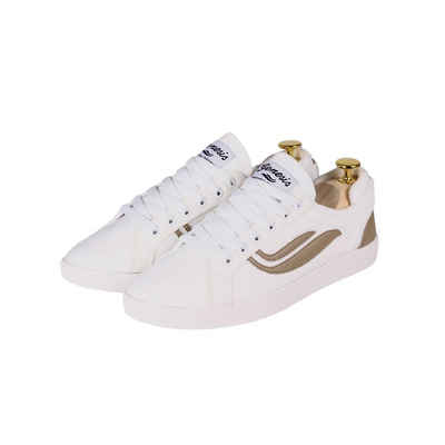 Genesis Footwear G-Helá White/Khaki, nachhaltige Sneaker Sneaker