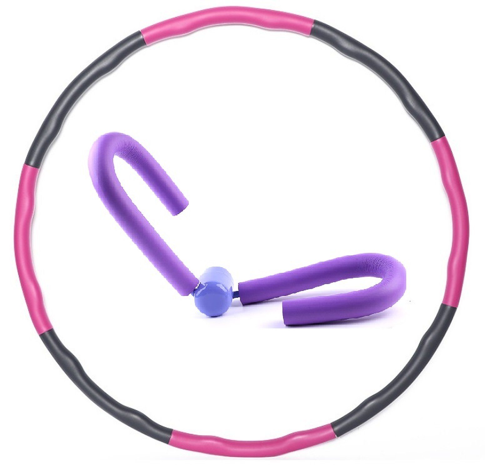 für Beintraine Reifen 1x Hula-Hoop-Reifen Oberschenkeltrainer Hula 1x Hoop + BAYLI Erwachsene