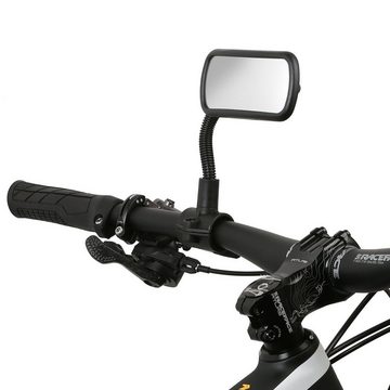 Wicked Chili Fahrradlenker Fahrrad Spiegel E-Bike Mofa Roller Rückspiegel, Alle Lenker, Made in Germany - Spiegelfläche: 102 x 44 mm - Spiegel mit Schwanenhal