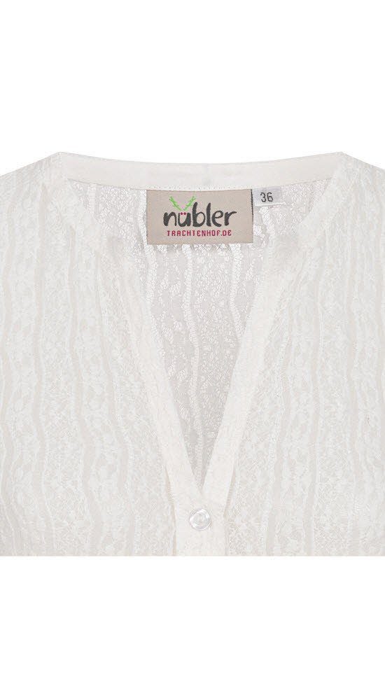 Nübler Dirndlbluse Dirndlbluse Langarm Juna in Creme von Nübler