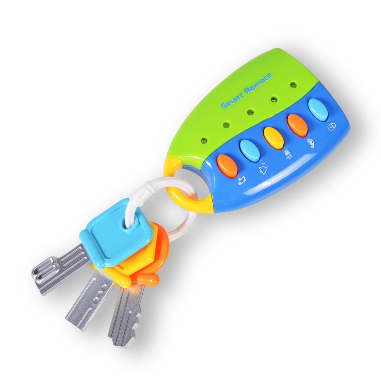 Moni Spielzeug-Musikinstrument Musikspielzeug Schlüsselbund, K999-80B Tasten, Musik, Licht, drei Schlüssel