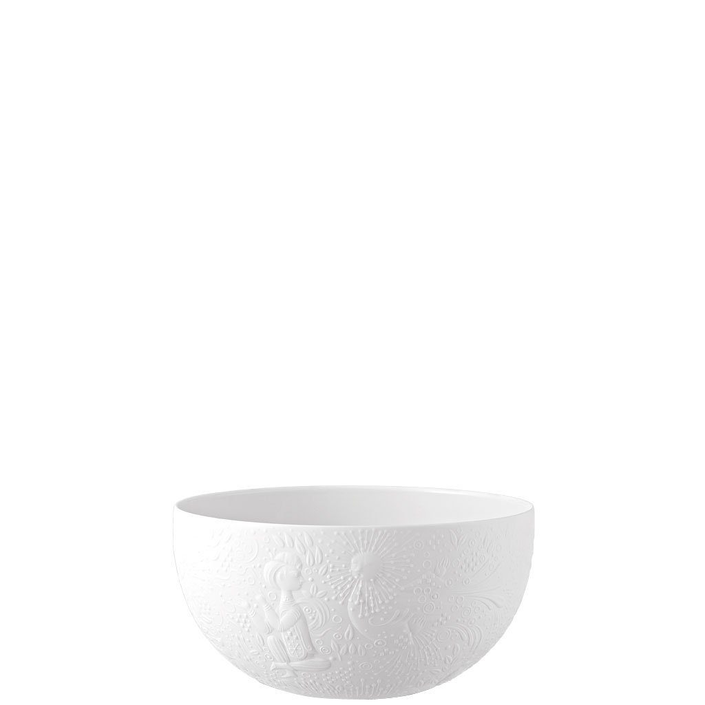 Rosenthal Schüssel Zauberflöte klein Weiß Porzellan 17 cm, Schüssel