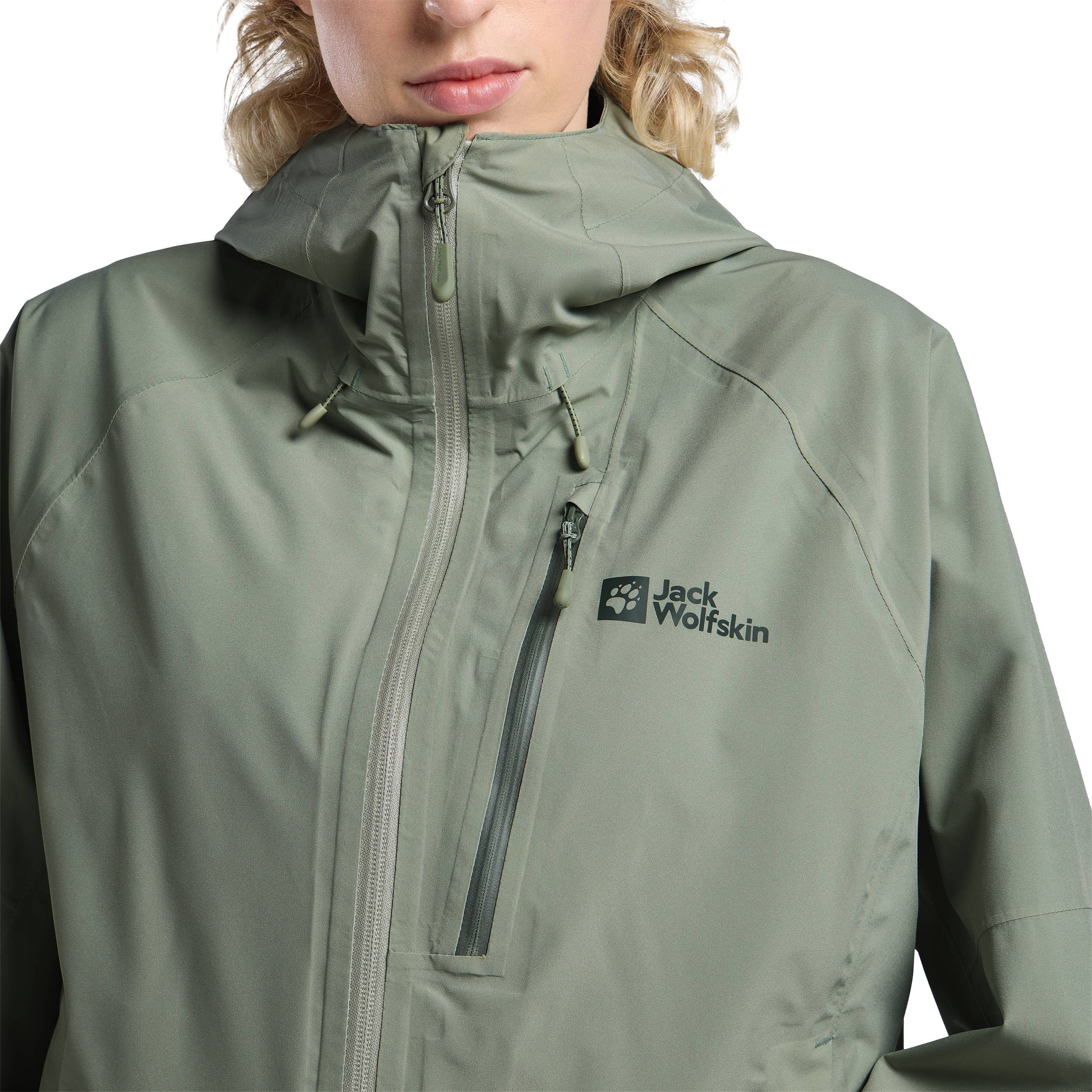 Jack Wolfskin Funktionsjacke EAGLE PEAK 2L JKT W mit TEXAPORE ECOSPHERE PRO STRETCH, wasserdicht, winddicht – Bild 5 von 5