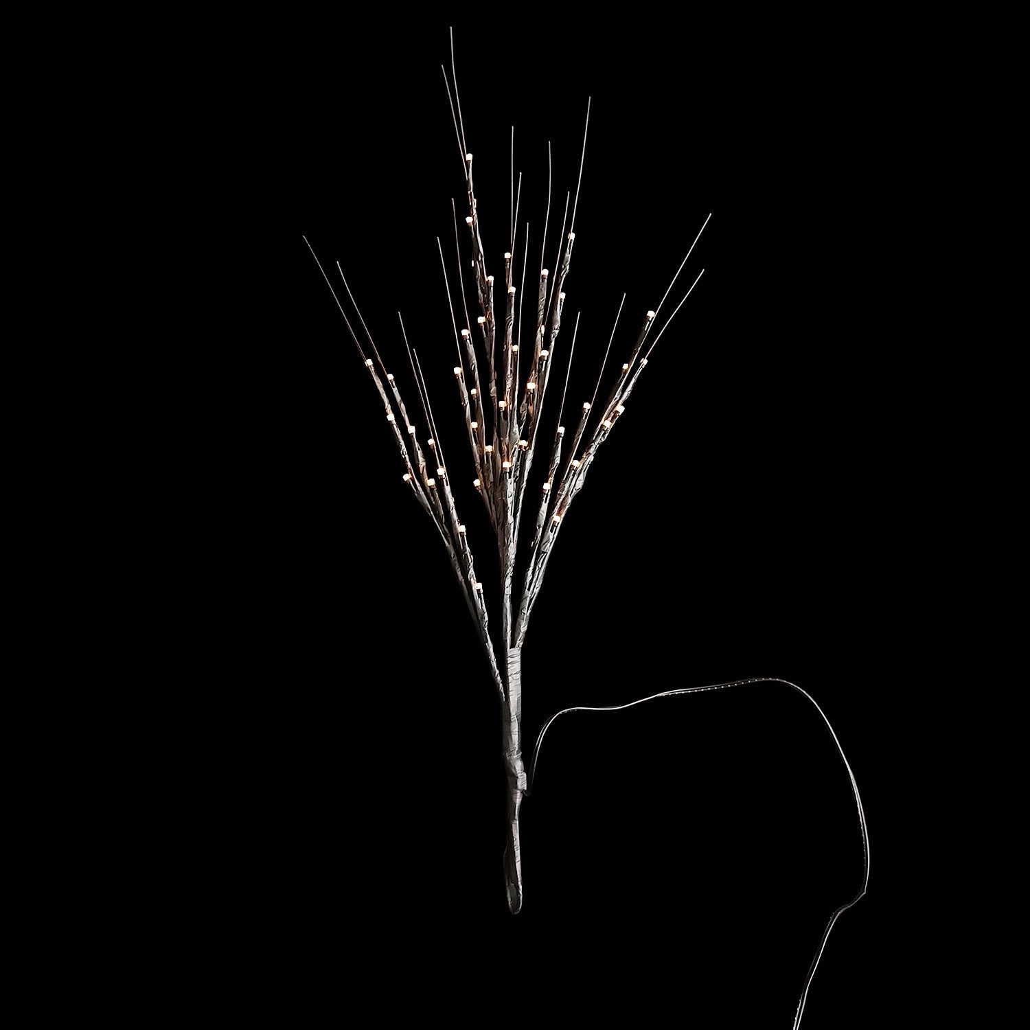 Mojawo Lichtervorhang LED Lichterzweig Leuchtzweig Beleuchtung Warmweiß H60 günstig online kaufen