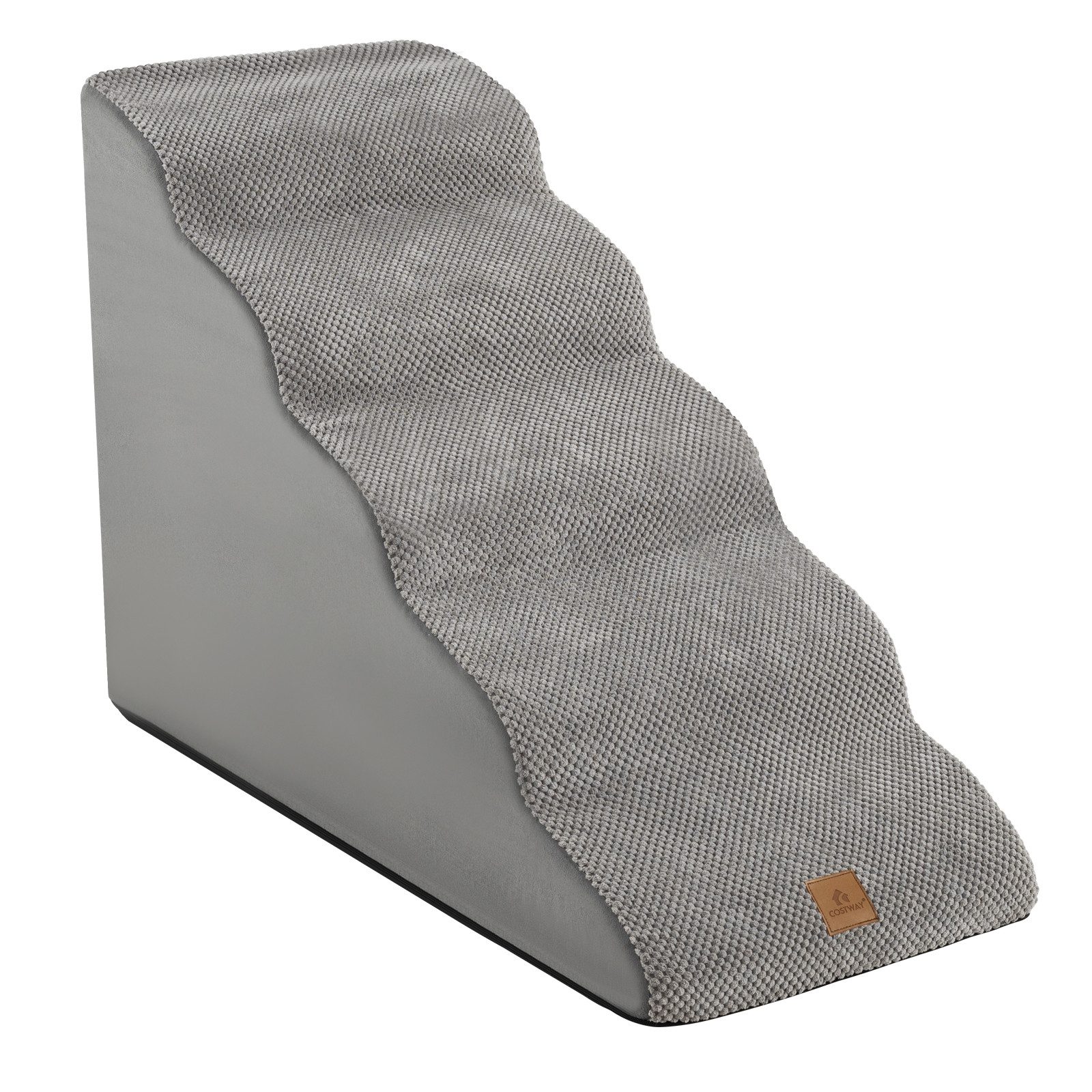 COSTWAY Haustiertreppe Hunderampe, 5-stufige, faltbar & tragbar günstig online kaufen