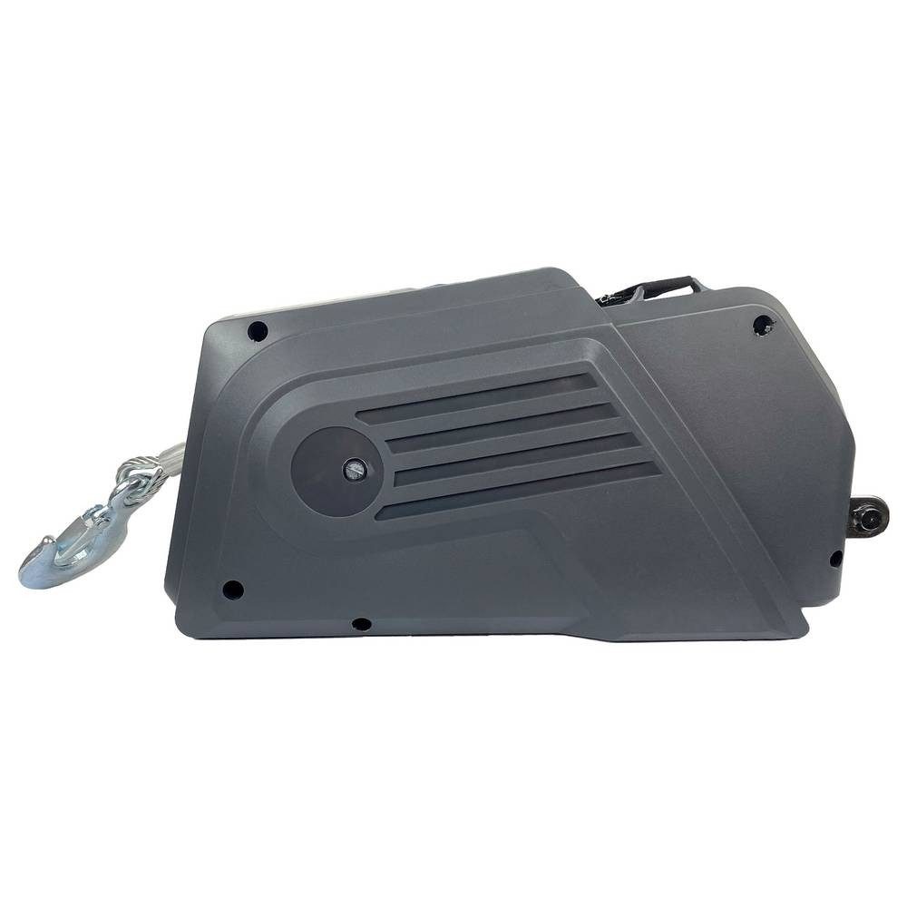 Berger & Schröter Seilwinde 12 V Premium PKW-Seilwinde mit Funkfernbedienung,390 x 260 x, Funk-Fernbedienung