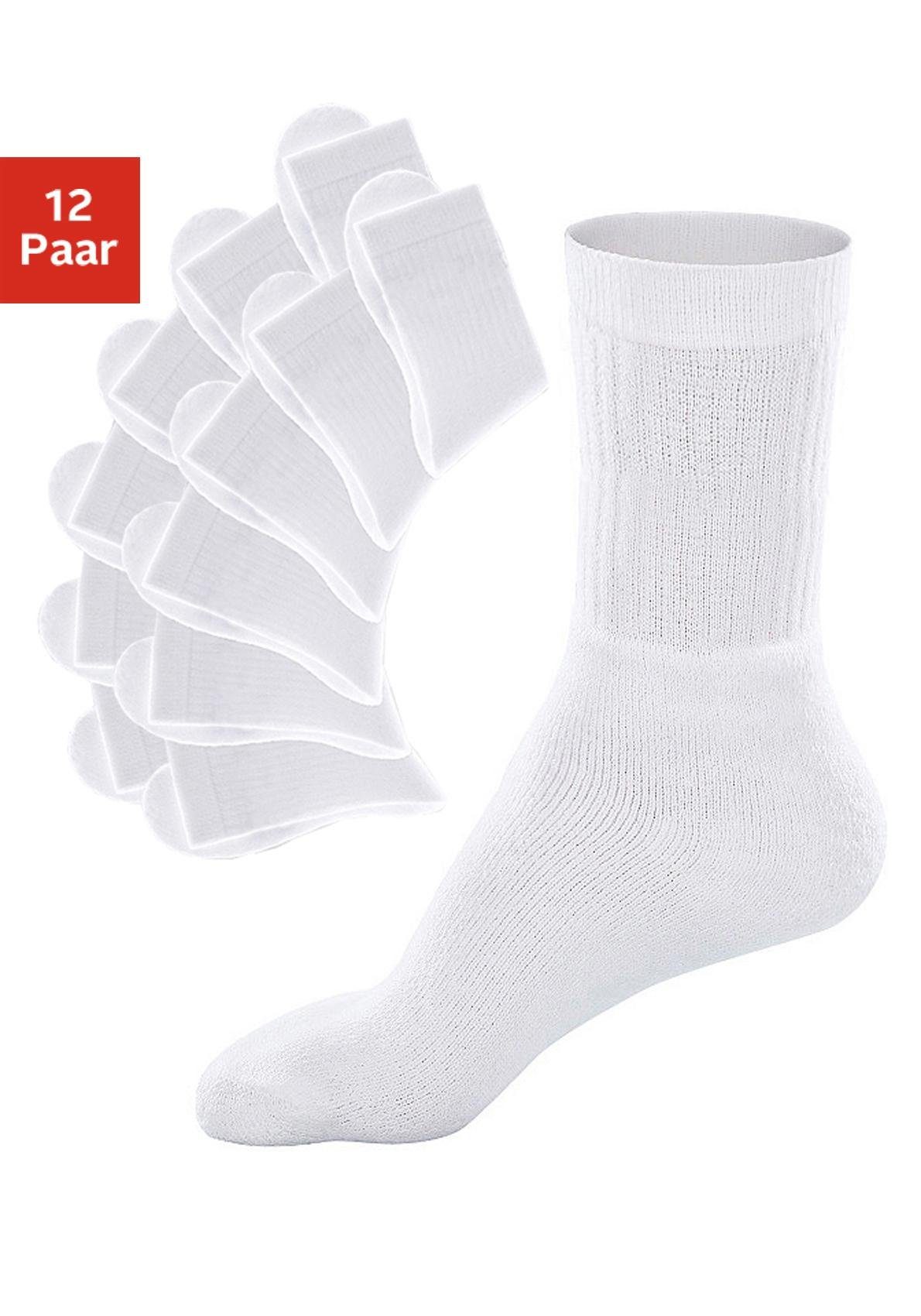 Go in Tennissocken (Set, 12-Paar) mit Frottee