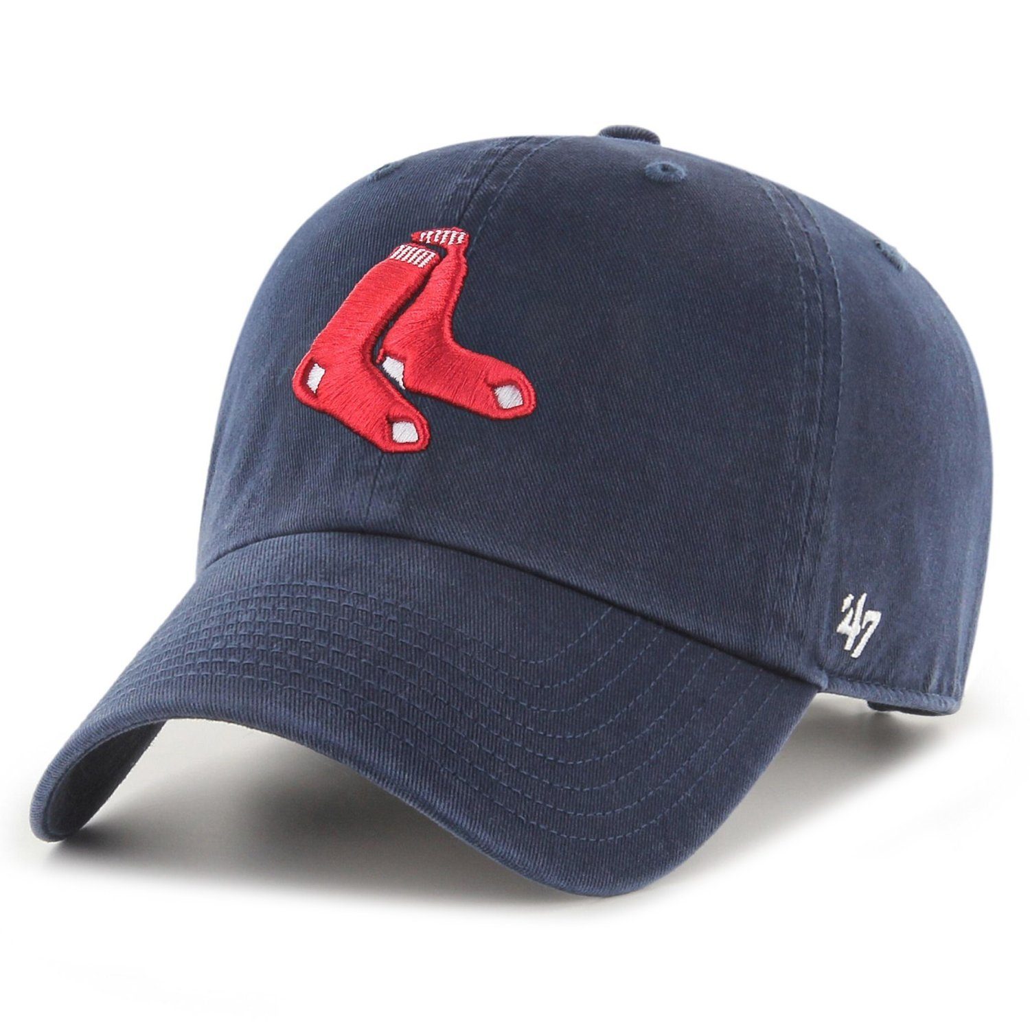 MLB Fit Boston Brand Relaxed Sox Trucker UP Cap CLEAN '47 Red