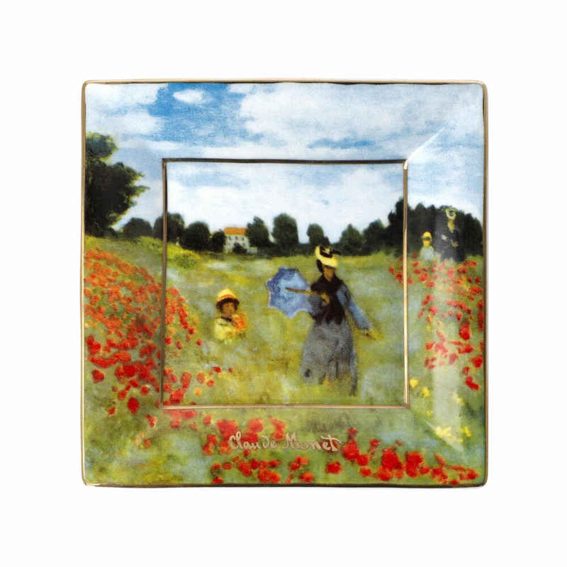 Goebel Schale Claude Monet - Mohnfeld, Fine Bone China