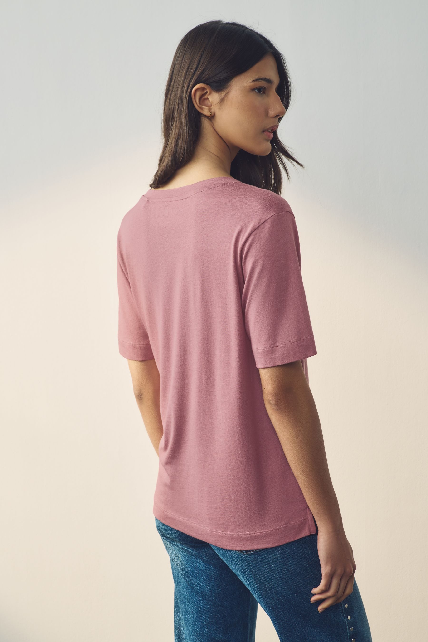 Next V-Shirt T-Shirt mit V-Ausschnitt aus günstig online kaufen
