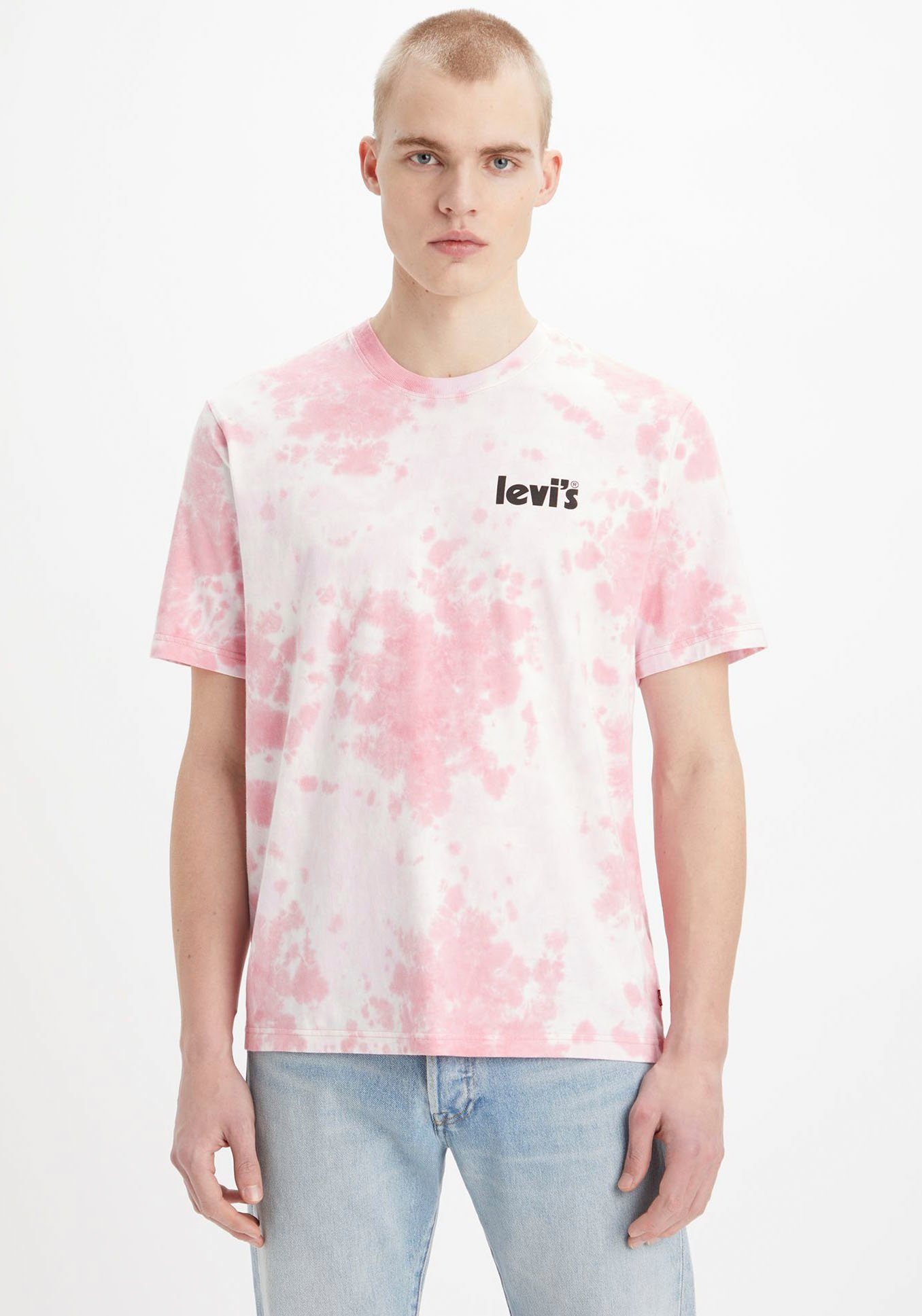 Levi's® T-Shirt RELAXED FIT TEE pink dye