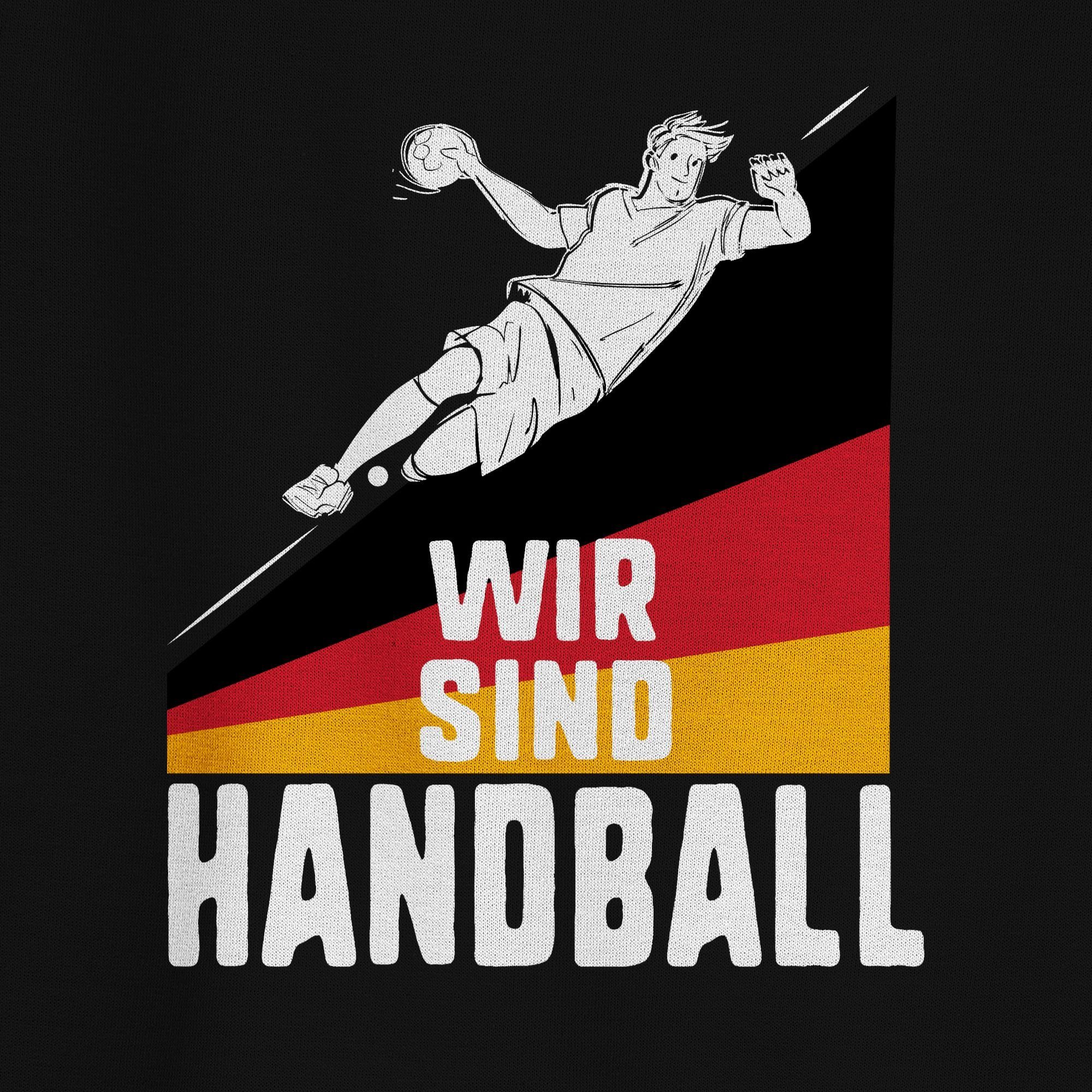 Shirtracer Sweatshirt Wir sind Handball! Deutschland (1-tlg) Handball EM 2026 Trikot Ersatz