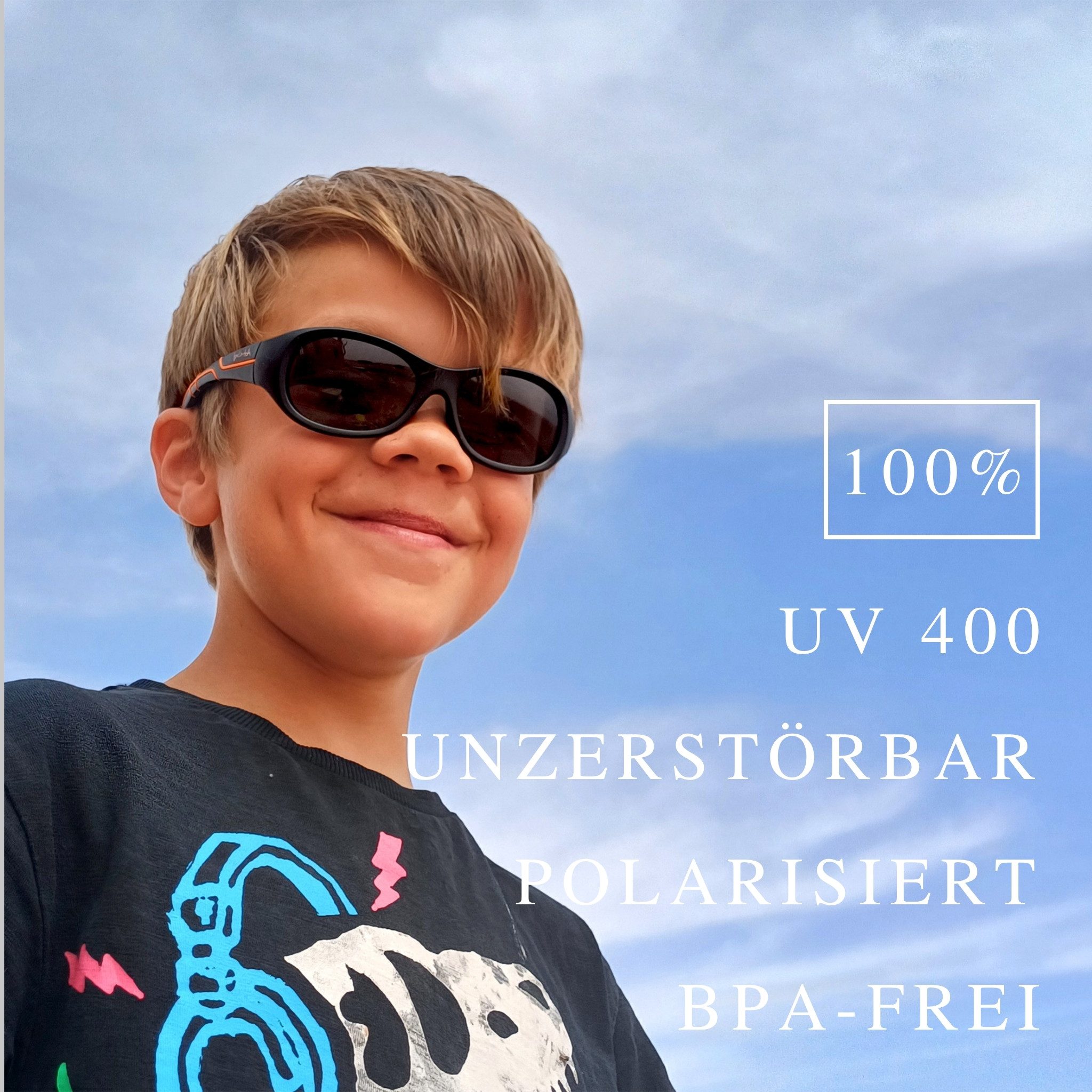 ActiveSol Sonnenbrille Kinder Kids@School, 5-10 Jahre UV-Schutz, polarisiert