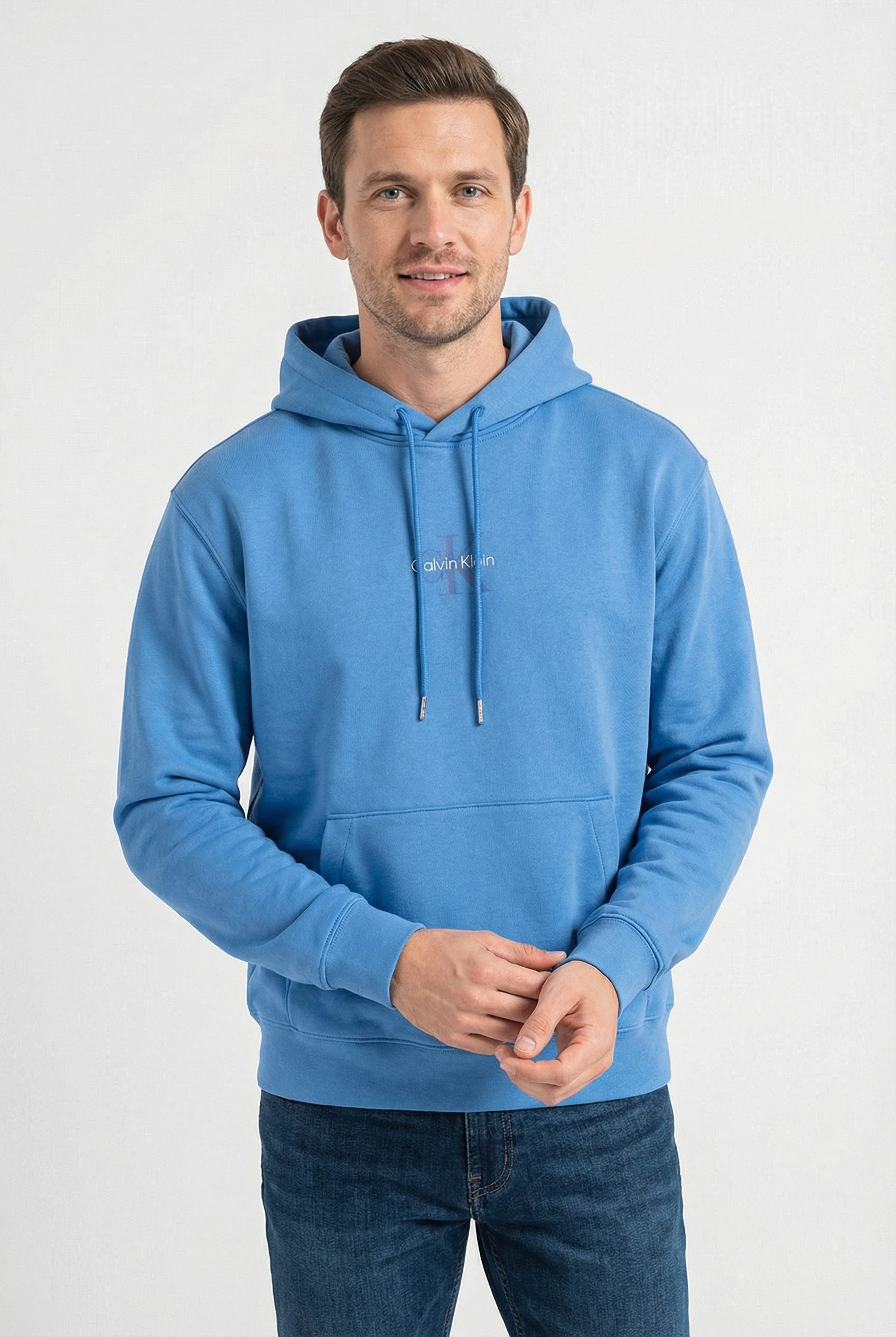 Calvin Klein Jeans Sweatshirt LS EU 350TERRY MICRO MONOLOGO HO Kapuze, regu günstig online kaufen