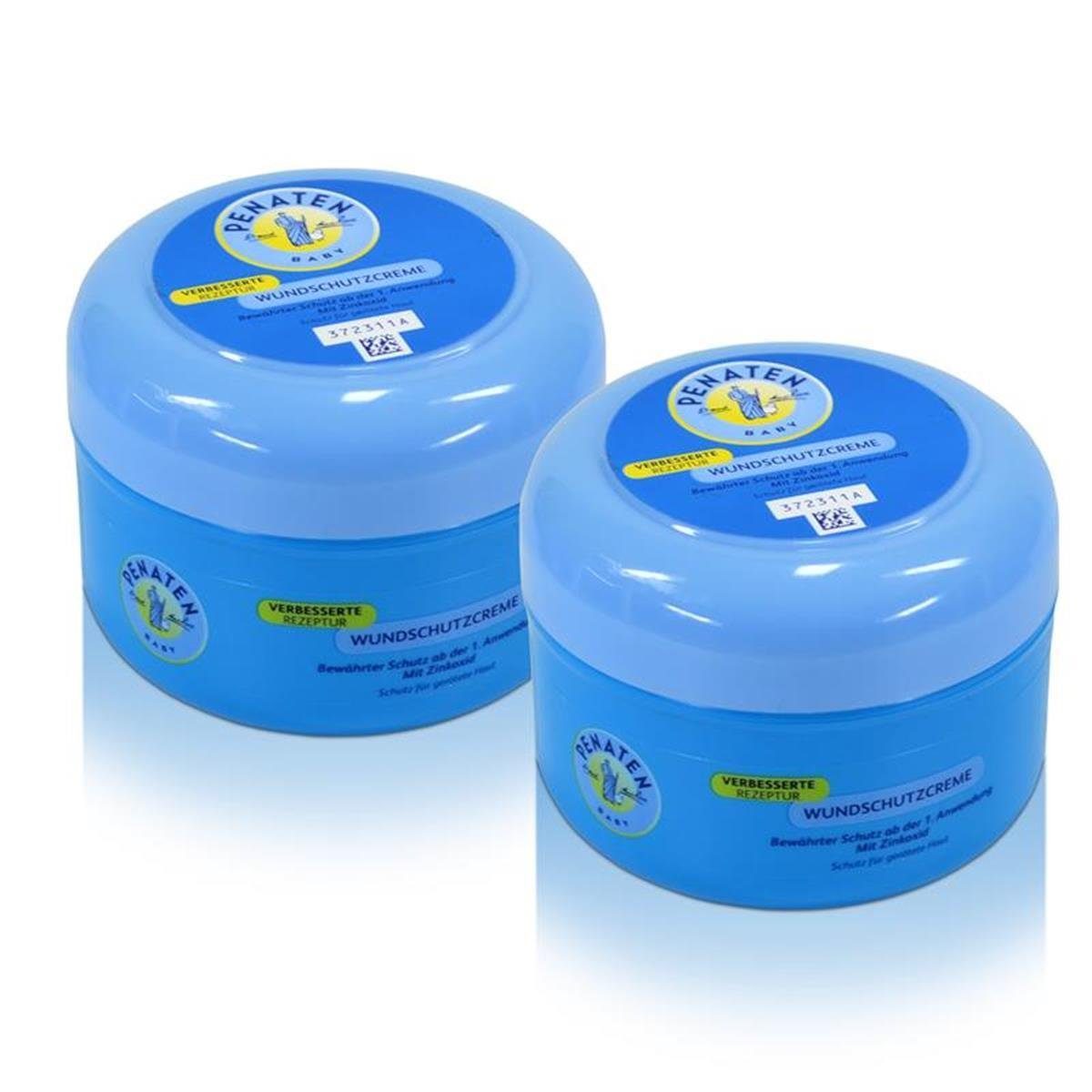 Babypflege-Set 2x Penaten Baby Wundschutz Creme mit Zinkoxid 200 ml