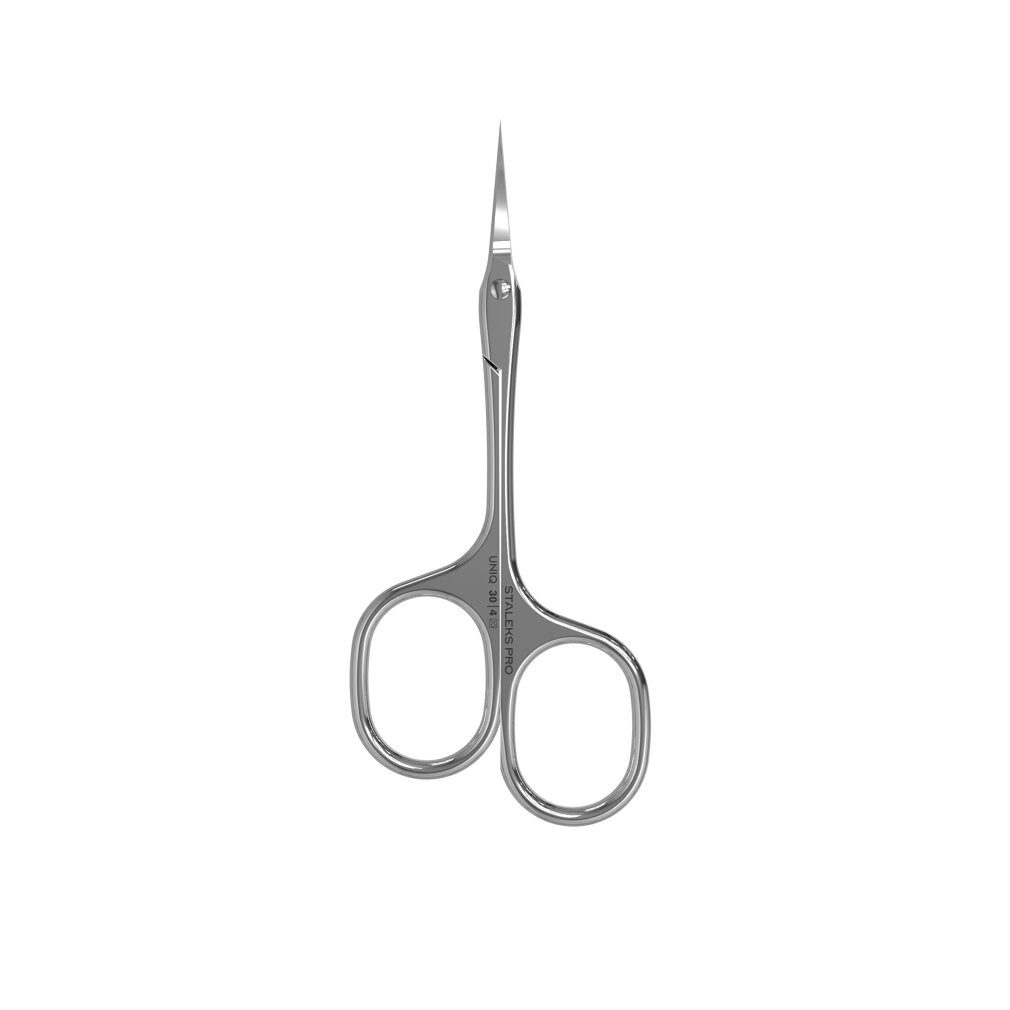 STALEKS Nageldesign Zubehör Hautschere Asymmetric Uniq 30 Typ 4 (Profi-Hautschere)