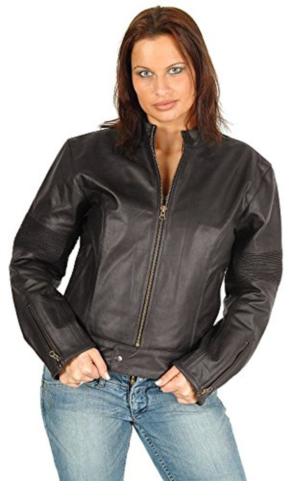 Fuente Leather Wears Lederjacke Motorradjacke Damen günstig online kaufen