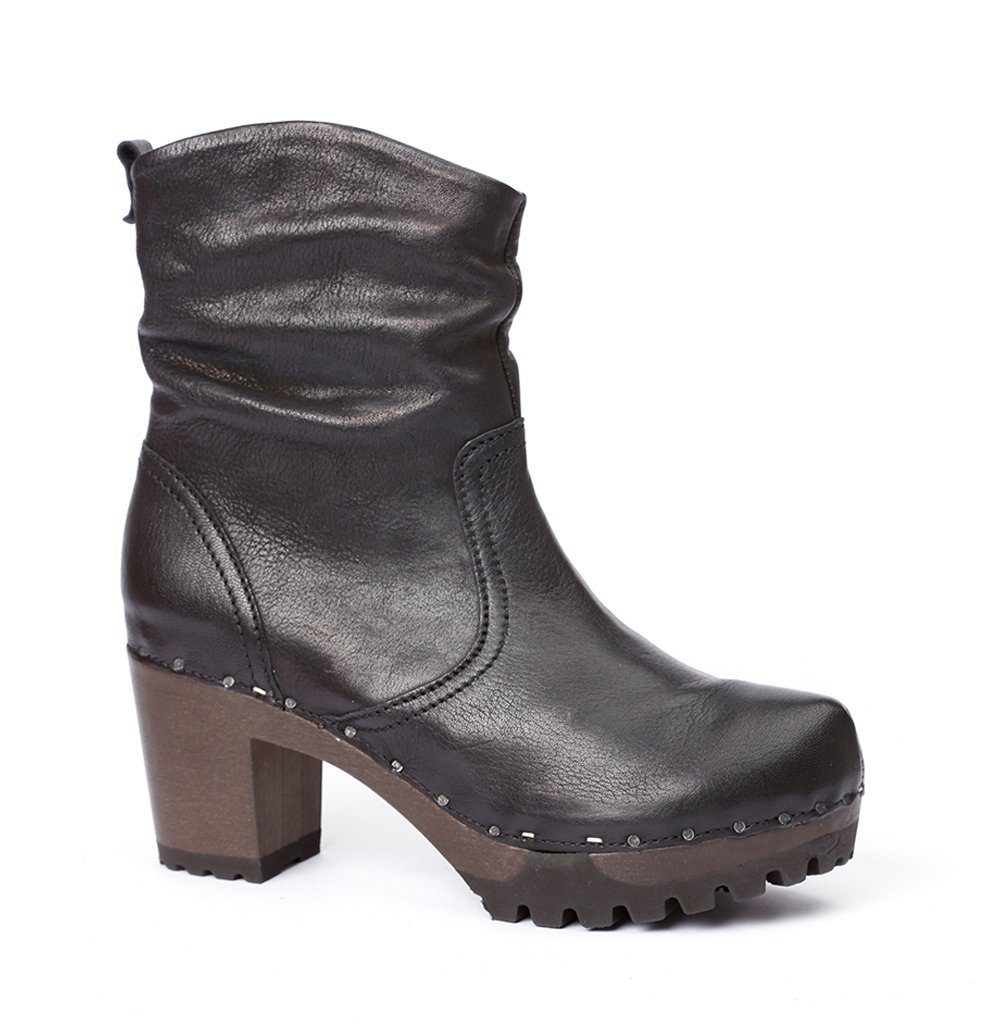 Softclox O-BOOTIE Washed Nappa schwarz Stiefelette