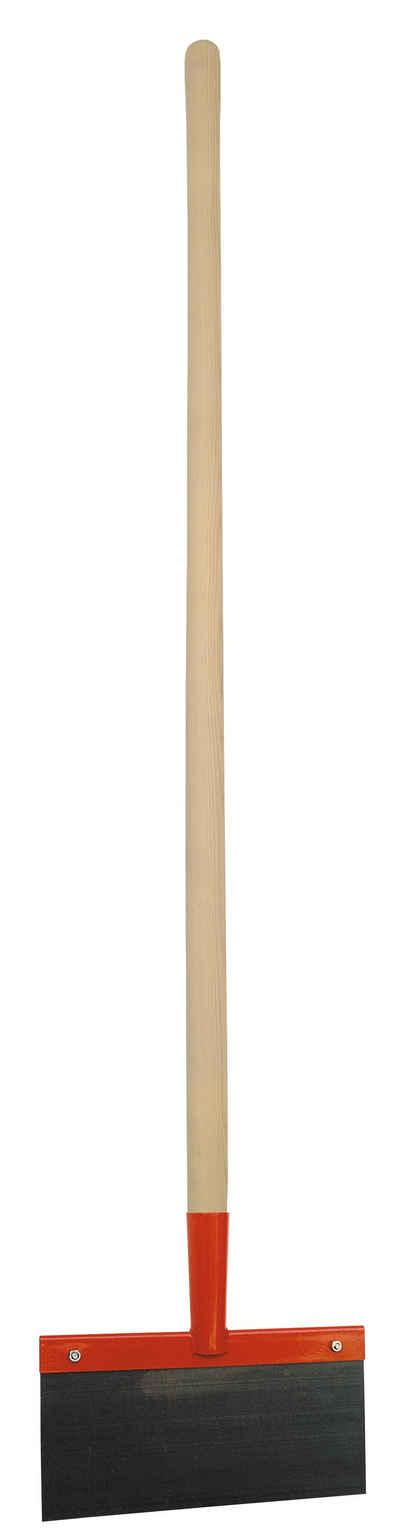 Kerbl Stoßscharre Kerbl Stoßscharre 30 cm breit mit Stiel, Scharre aus Federstahl 1 mm