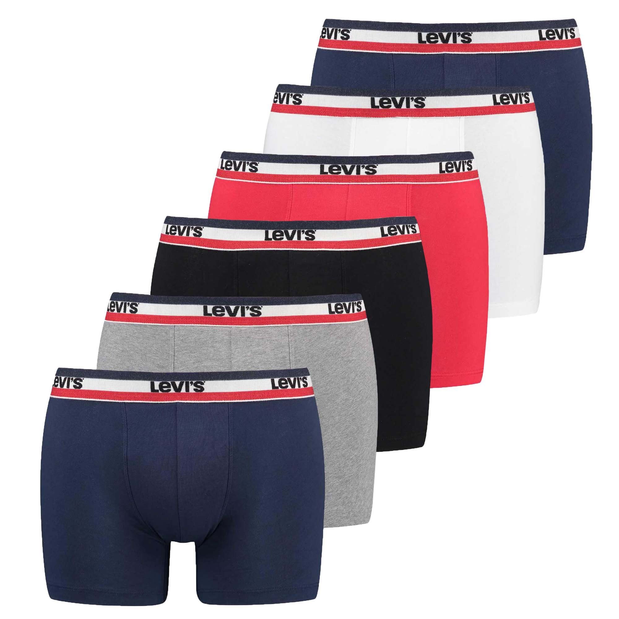 Levi's® Boxer Herren Boxershort 6er Pack (Packung, 6er Pack) günstig online kaufen