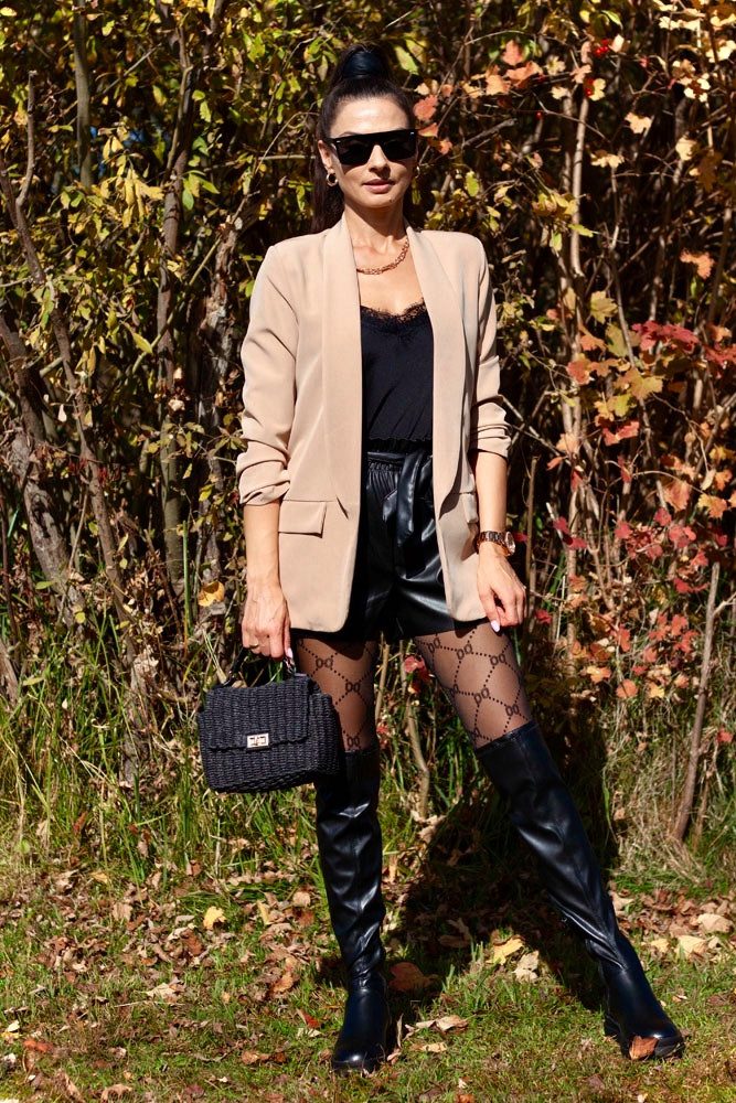 Lelü Fashion Kurzblazer Blazer mit gerafften günstig online kaufen