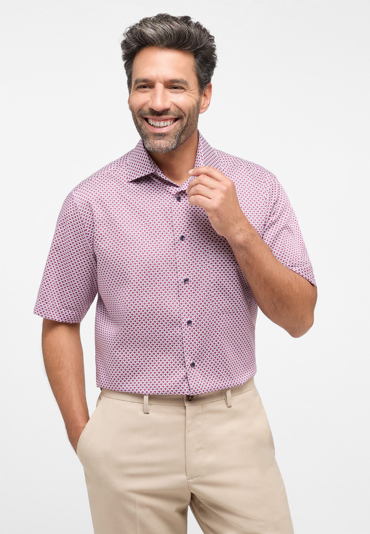 Eterna Kurzarmhemd COMFORT FIT NON IRON günstig online kaufen