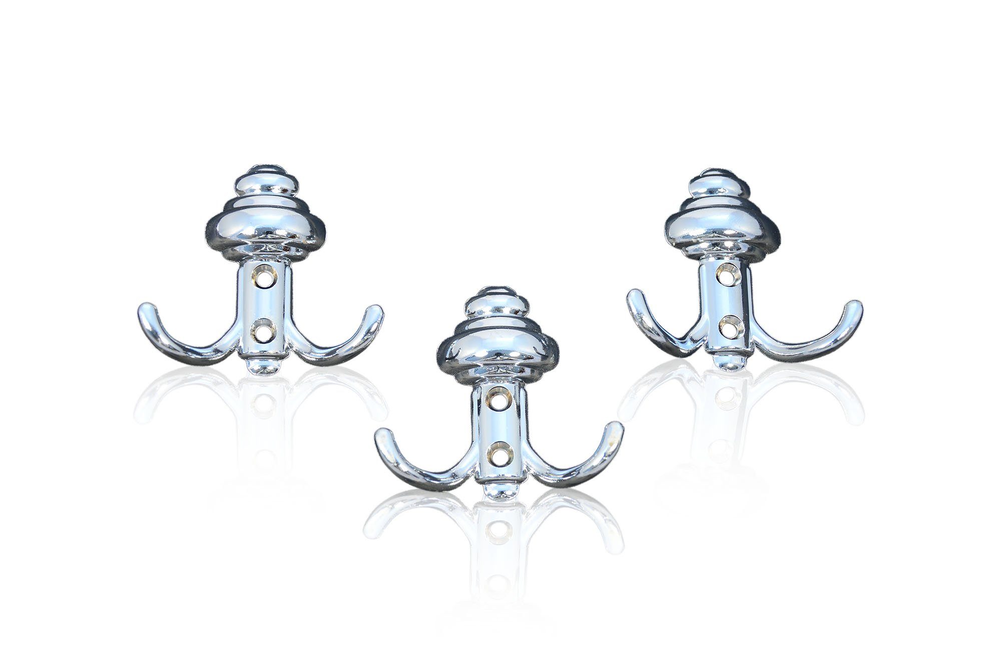 B&B Kleiderhaken 5 Stück Kleiderhaken Garderobenhaken Haken Wandhaken