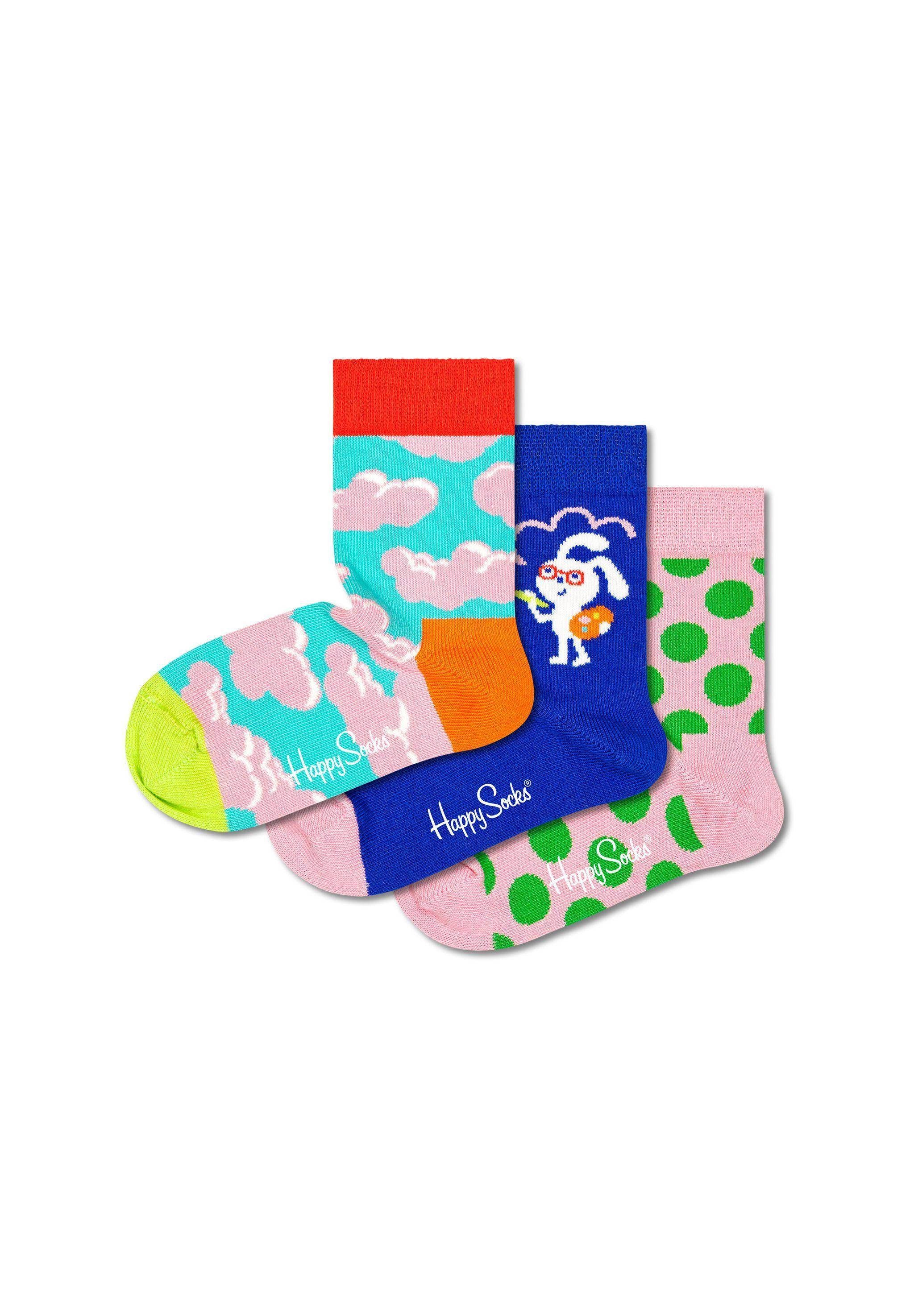 Freizeitsocken 3-Pack Kids Over The Rainbow Socks Gift Set