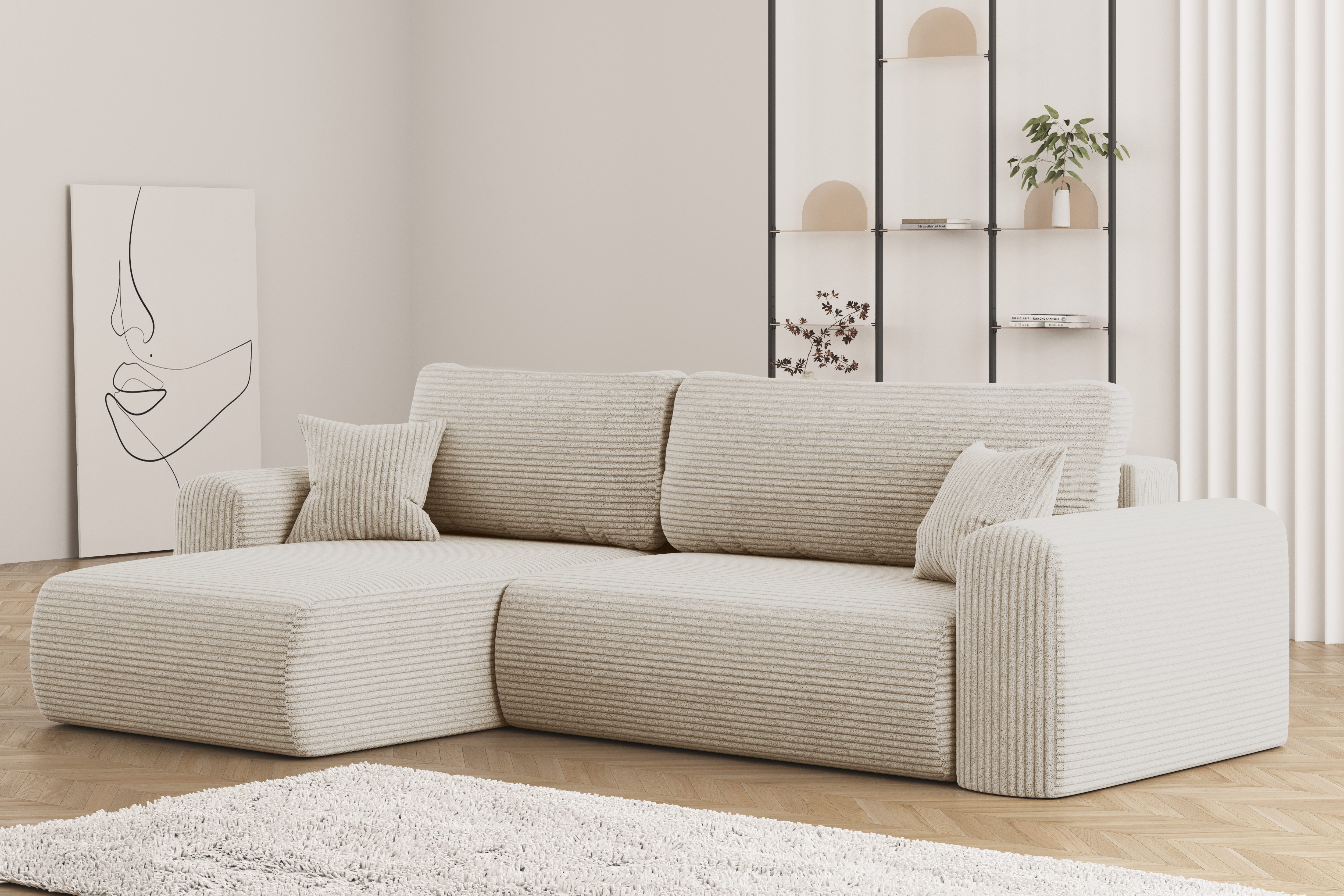 Kaiser Möbel Ecksofa mit Schlaffunktion und günstig online kaufen