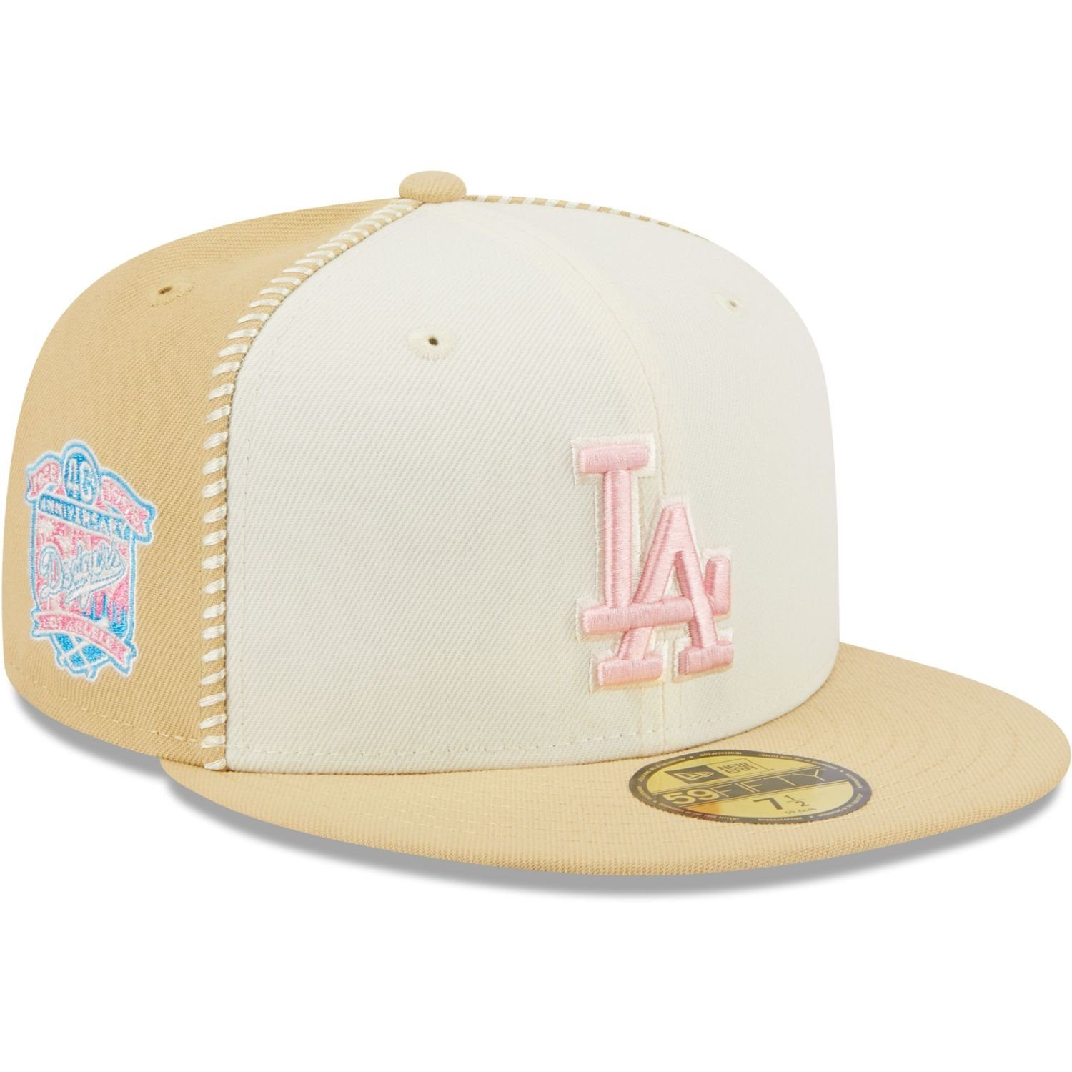 New Era Fitted Cap 59Fifty SEAM STITCH Los Angeles Dodgers