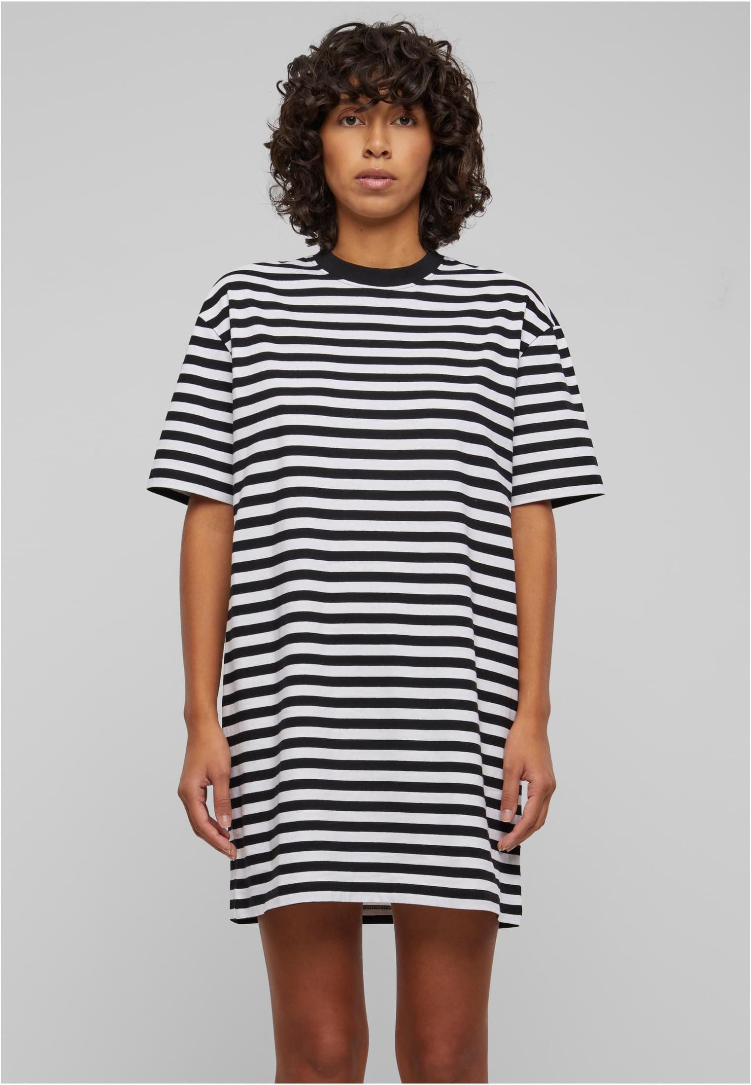 URBAN CLASSICS Sweatkleid Ladies Oversized Striped Tee Dress DAmen T-Shirt- günstig online kaufen