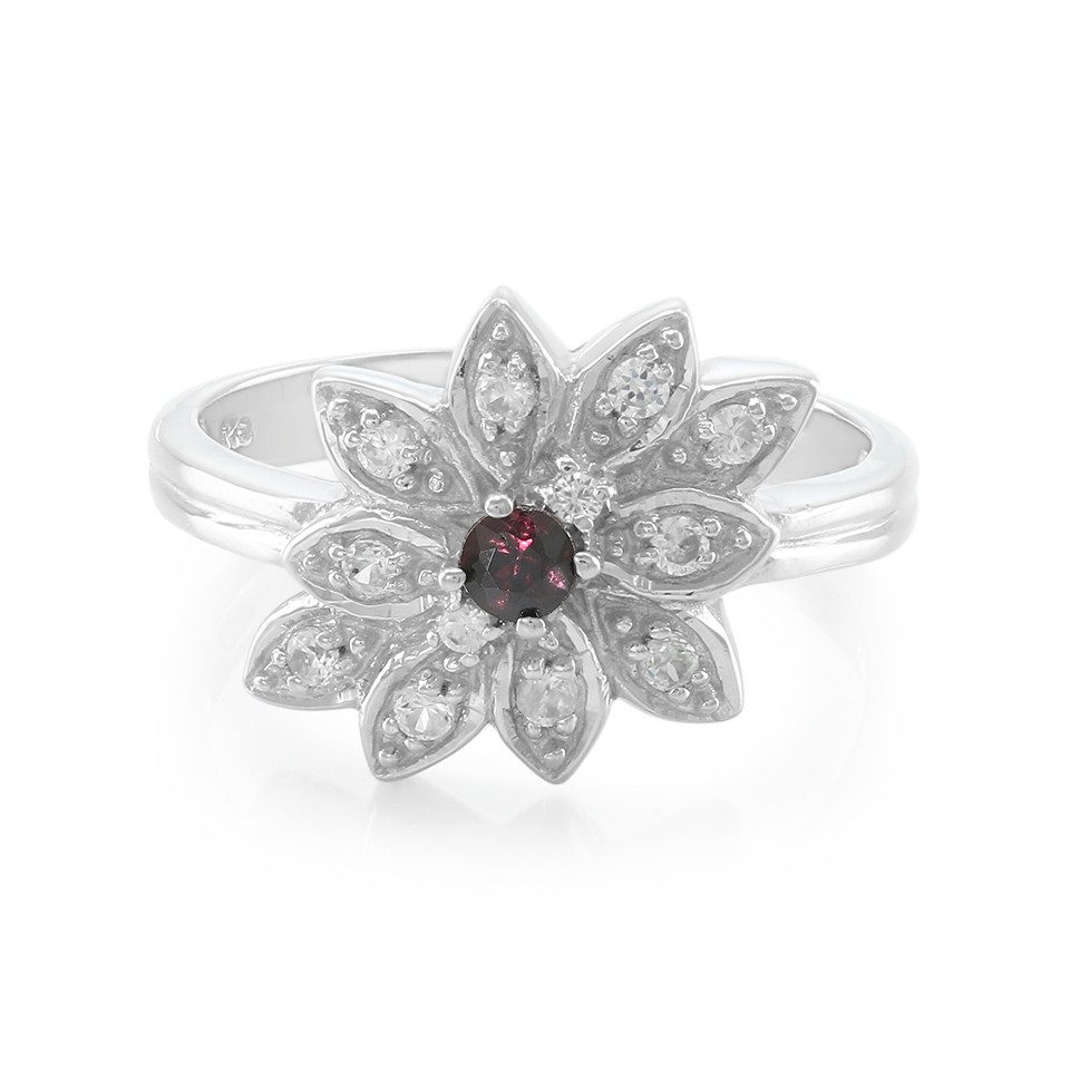 Cavill Silberring Malawi Rubin Sterling Silber Ring (1-tlg)