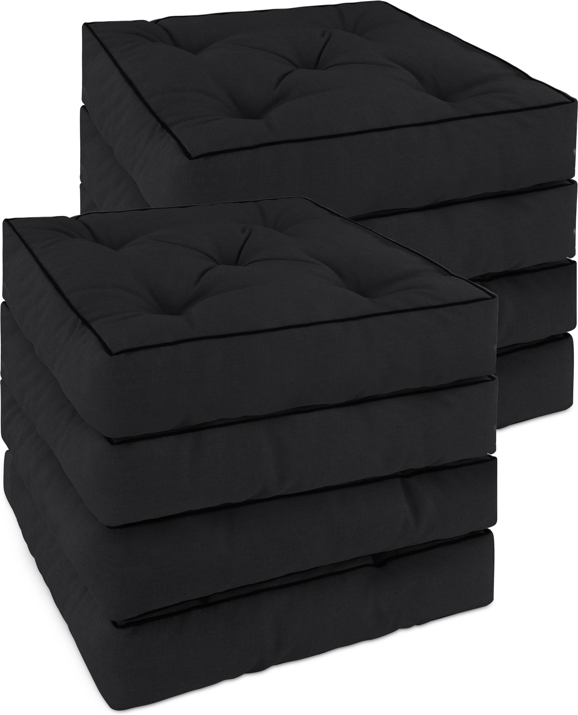 Aspero Sitzauflage 8 Stuhlkissen 40x40 cm günstig online kaufen