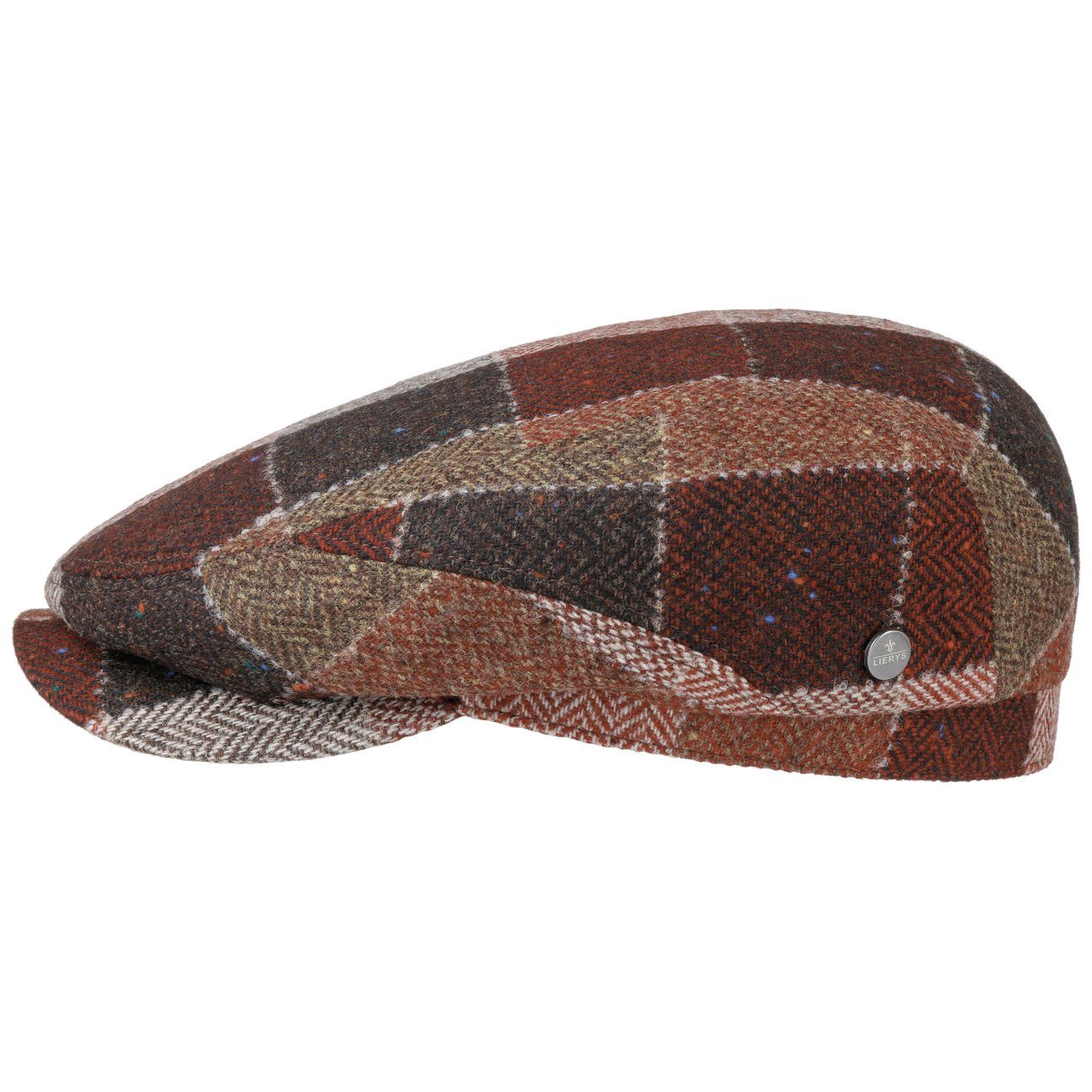 Lierys Flat Cap Schirm, Schirmmütze mit in rost the EU (1-St) Made